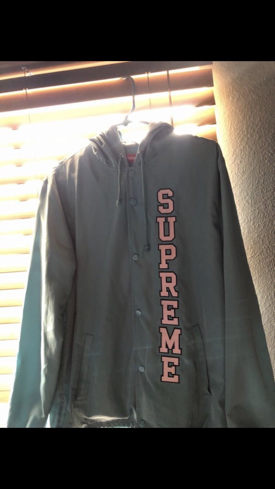 ジャケット・アウター Supreme/Vertical Logo Hooded Coache/S Supreme Vertical Logo Hooded Coaches Jacket | Grailed