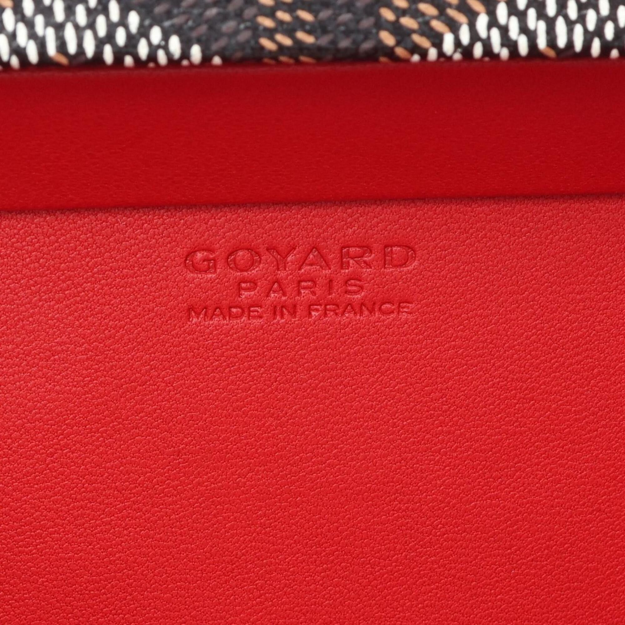 Goyard Goyard Minaudière Trunk Bag, Shoulder Handbag, Coated Canvas Leather, Women's, Black, Brown, White, MINA08PMLTY Size ONE SIZE - 4 Thumbnail