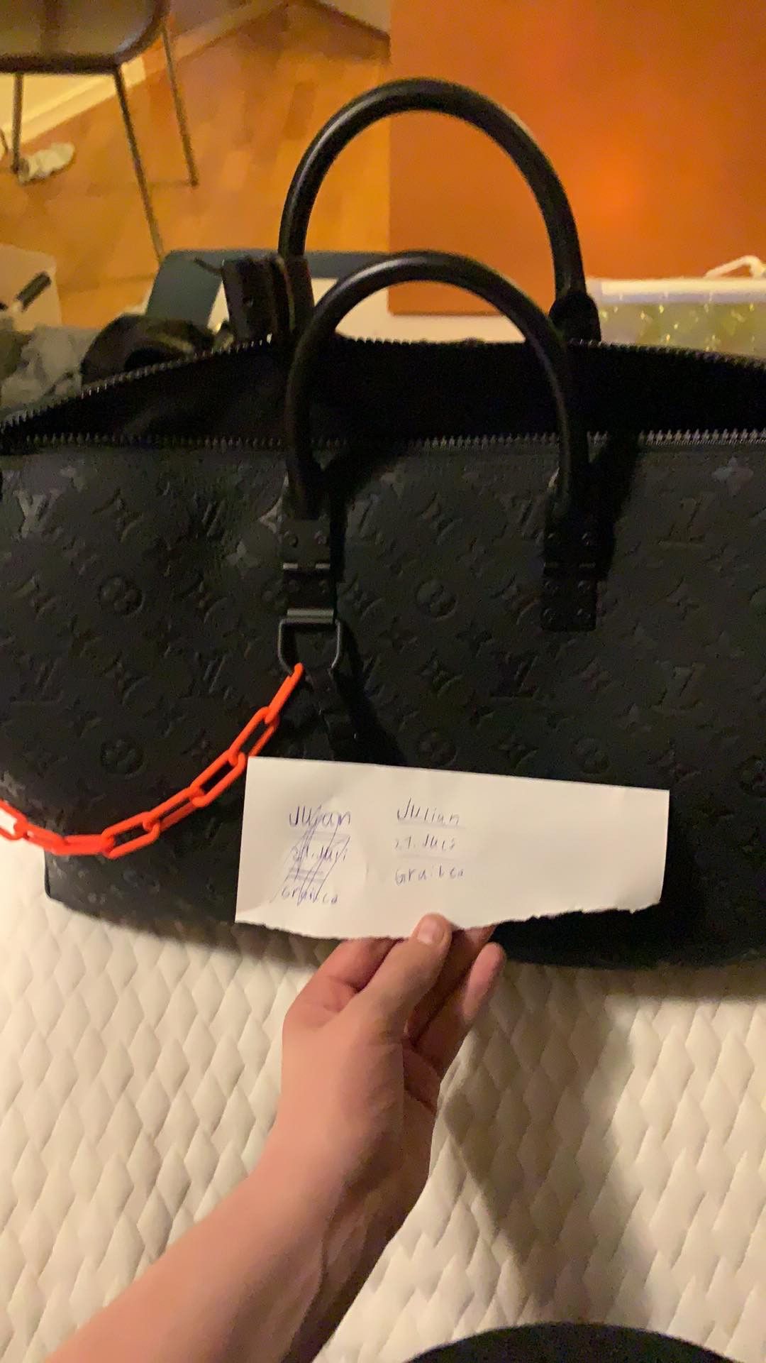 Louis Vuitton x Virgil Abloh Clouds Keepall Bandoulière 50cm (PORX) 144010017784 PS/DU