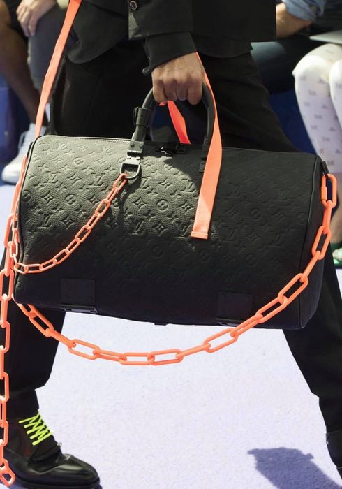 Louis Vuitton Keepall Bandouliere By Virgil Abloh In Green And