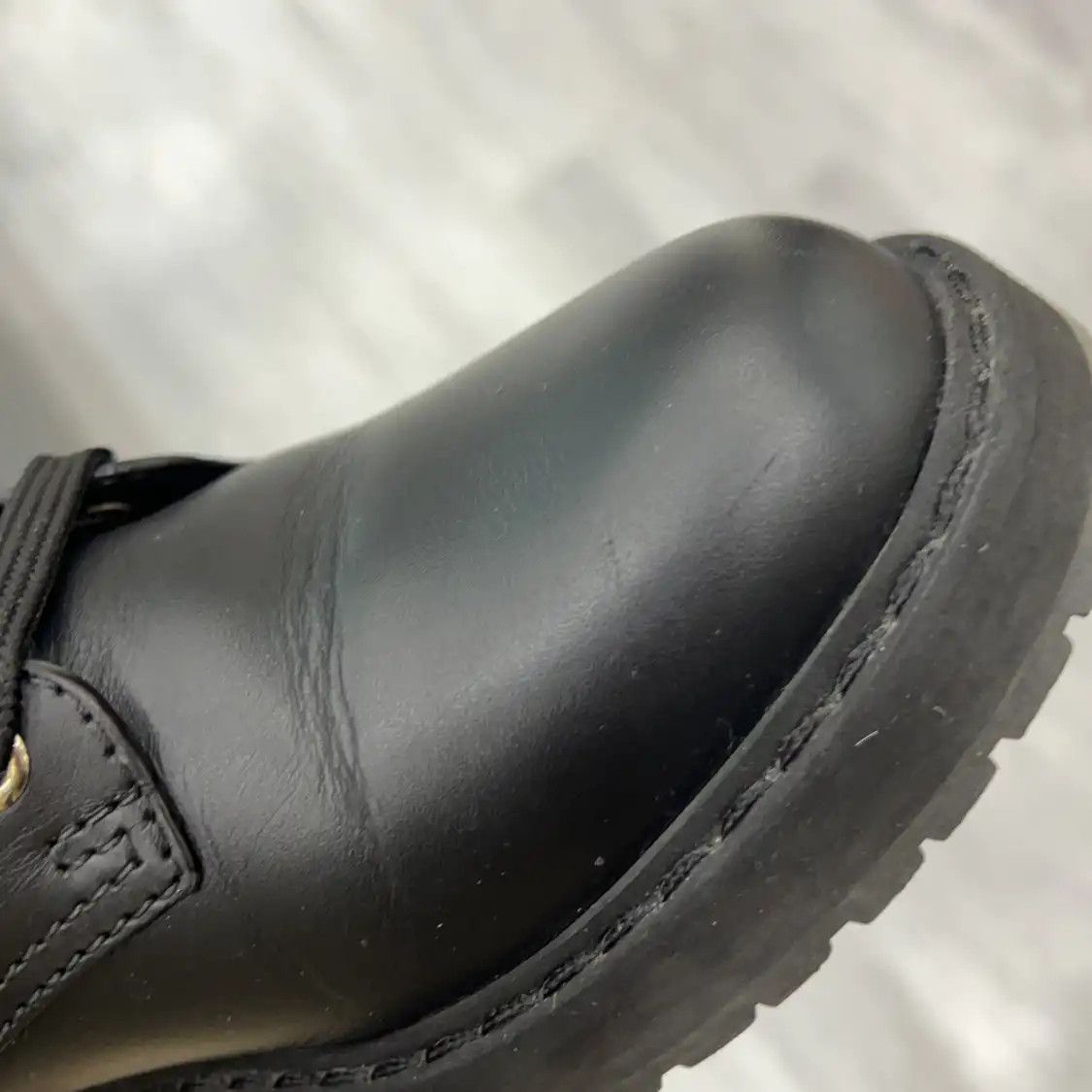 Fendi FENDI black leatherLOGO patchwork Women's ankle boots 35 Size US 5 / IT 35 - 8 Thumbnail