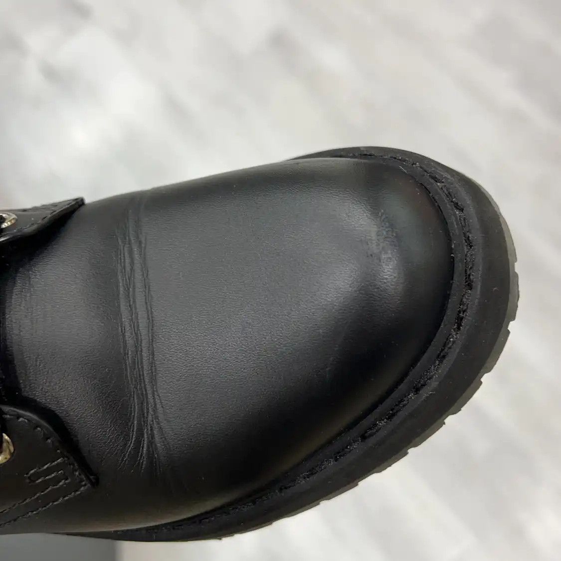 Fendi FENDI black leatherLOGO patchwork Women's ankle boots 35 Size US 5 / IT 35 - 10 Thumbnail