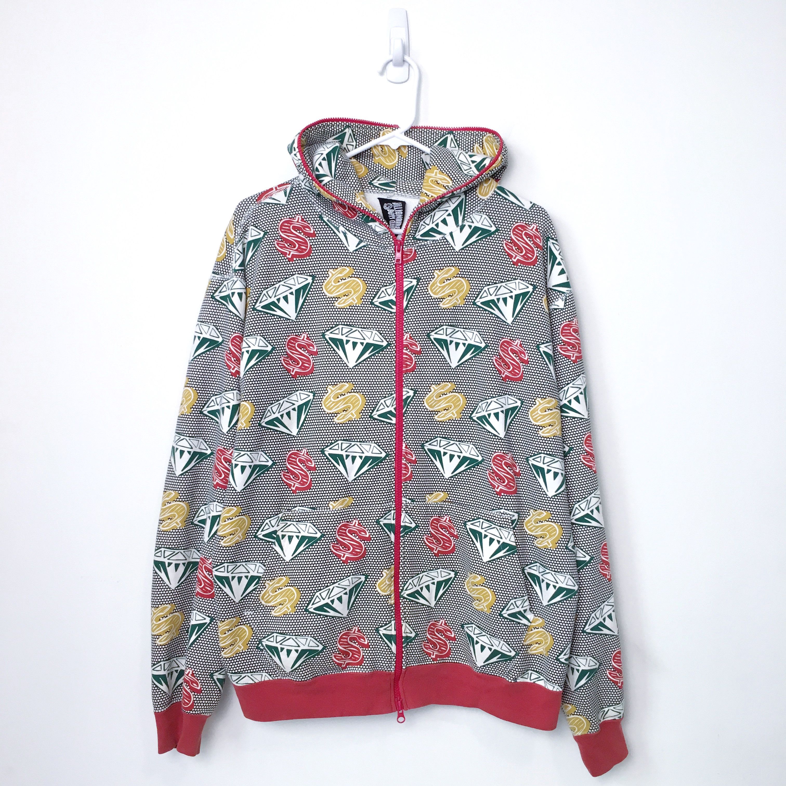 Billionaire Boys Club Diamonds Dollars Full Zip Hoodie Grailed
