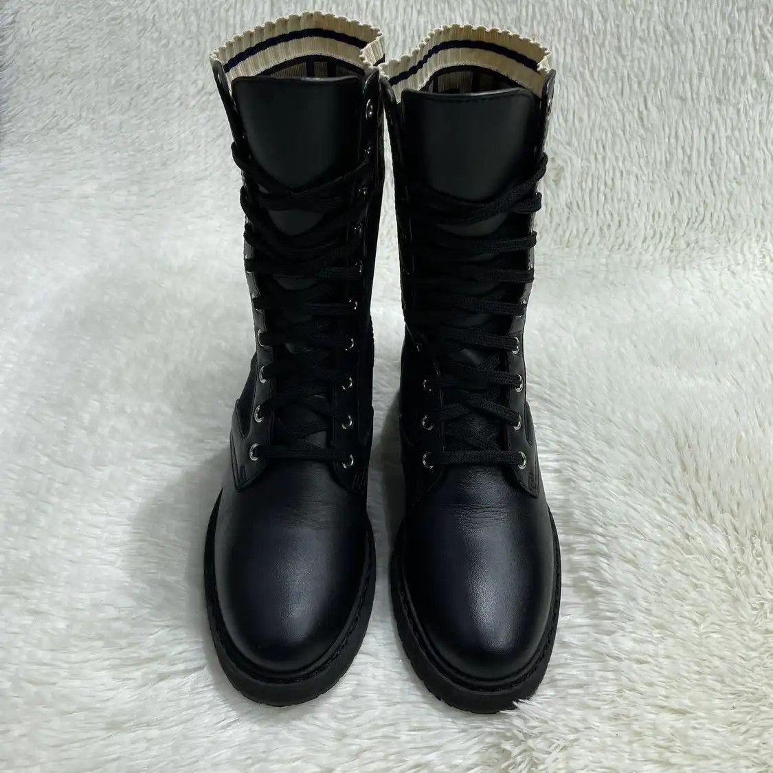 Fendi FENDI black leather Women's ankle boots 36 Size US 6 / IT 36 - 3 Thumbnail