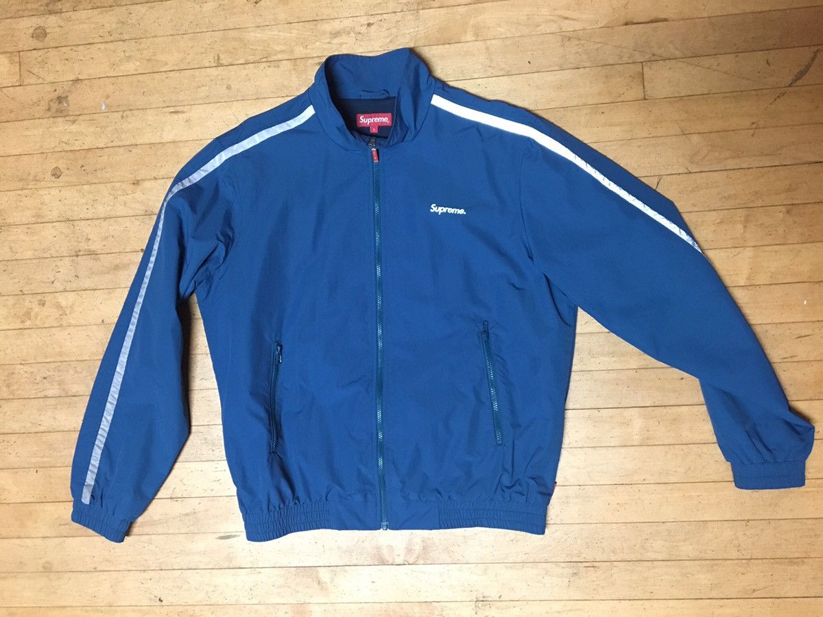 Supreme 3M Reflective Stripe Track Jacket | Grailed