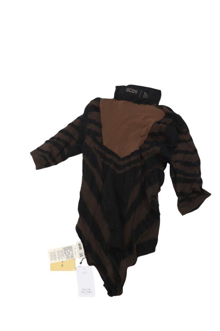 Brown Printed Bodysuit - M, Women's — image 2 of 3