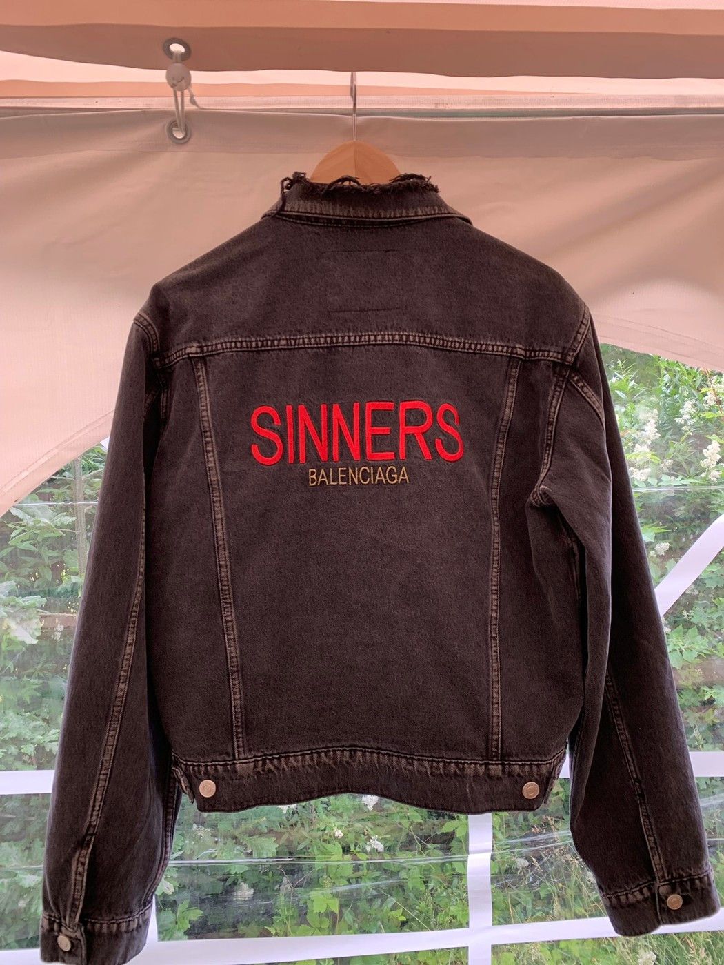 sten Isolere undervandsbåd BALENCIAGA 18ss SINNERS DENIM JACKET | www.oxyhealth.com.sa