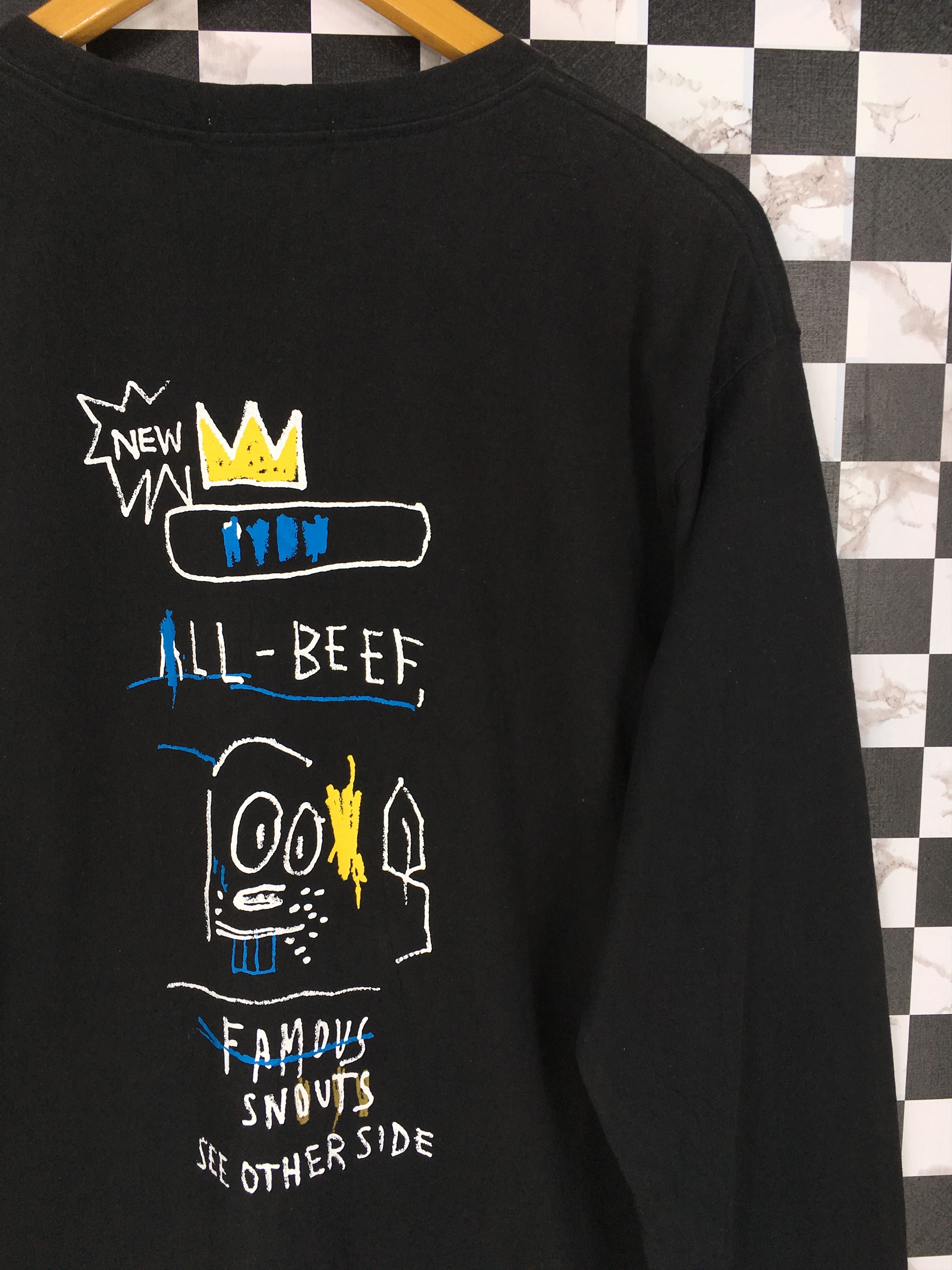 Jean Michel Basquiat JEAN MICHEL BASQUIAT T shirt Black 90s Jmb 