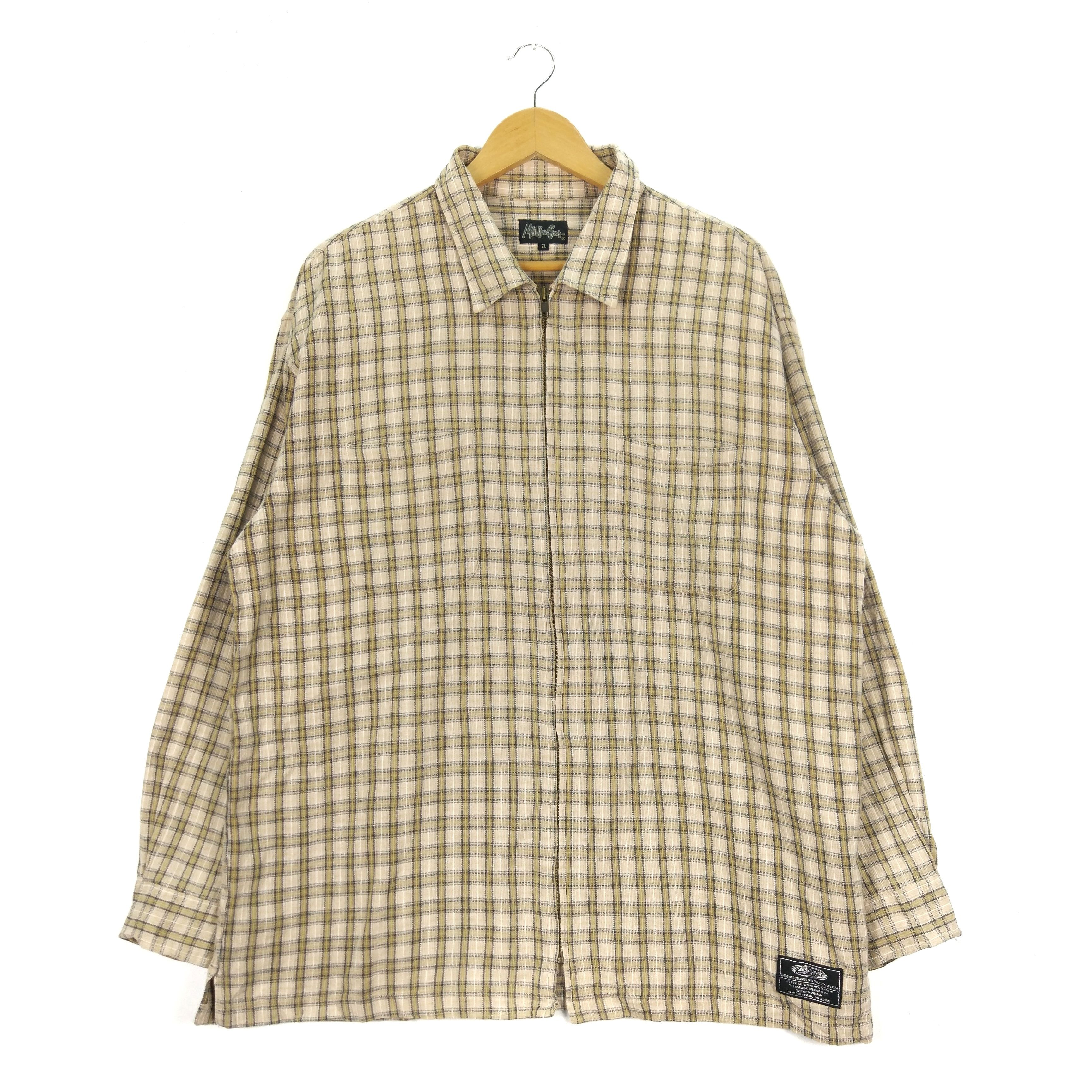 Maui and Sons × Vintage Maui and Sons Vintage 90s Fullzip Shirts Size US XL / EU 56 / 4 - 1 Thumbnail