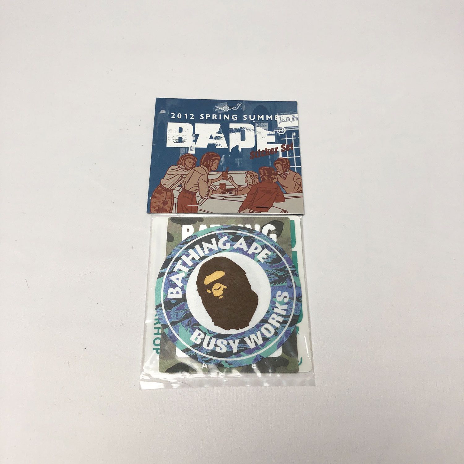 Bape Bathing Ape Bape Fabric Sticker Set | Grailed