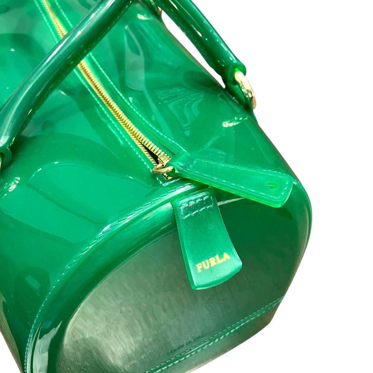 Furla Furla Furla Candy Patent Leather Boston Bag Plastic / Synthetic Handbag DUTY FREE for USA Size ONE SIZE - 4 Thumbnail
