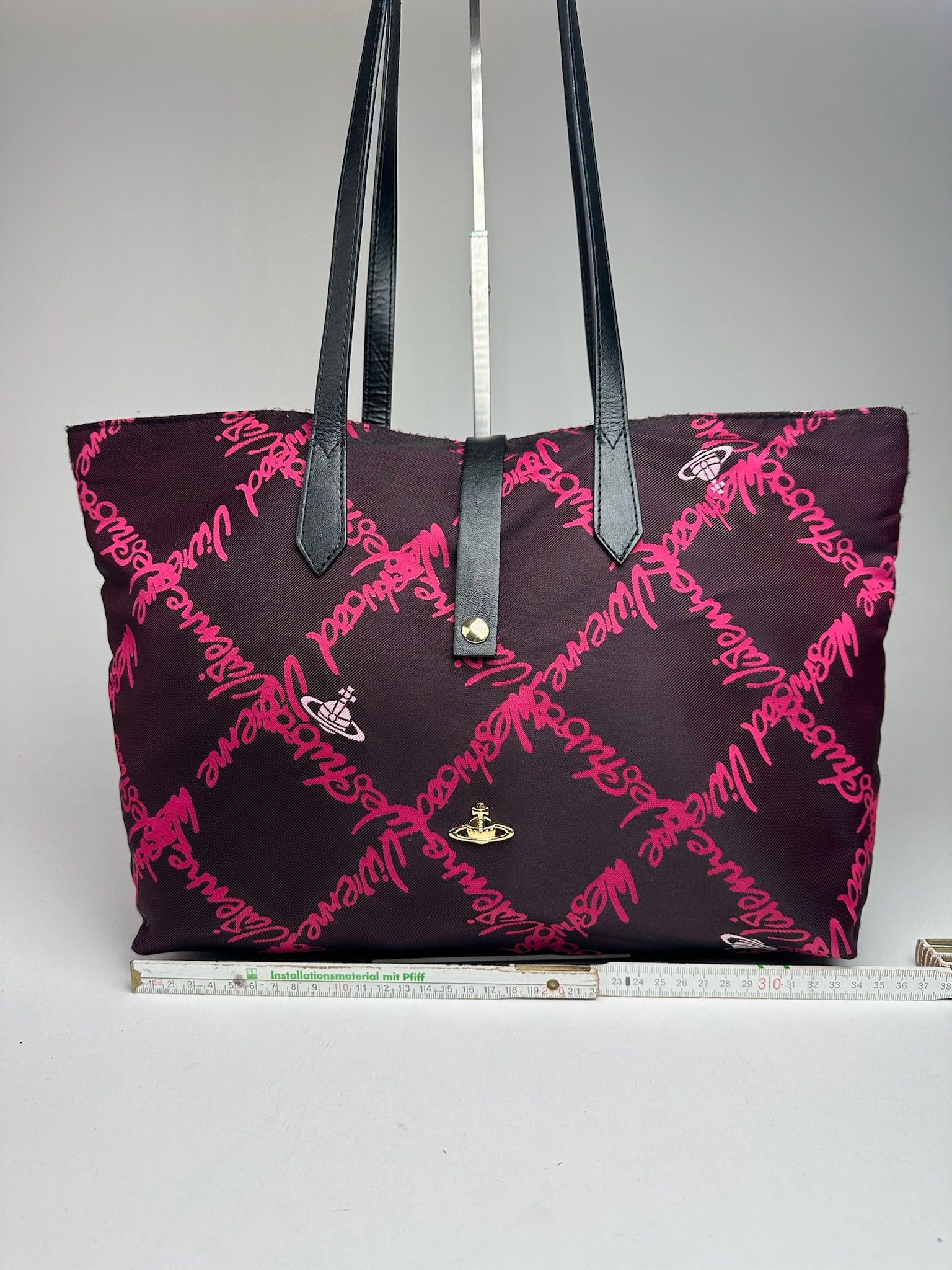 Vivienne Westwood Vintage shopper bag pink purple Size ONE SIZE - 2 Thumbnail