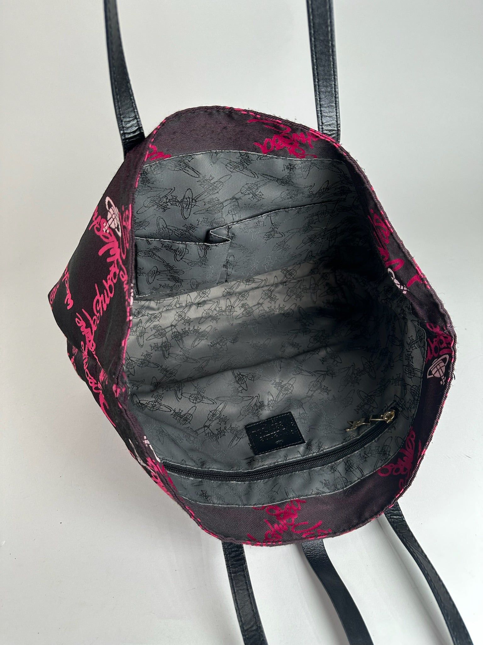 Vivienne Westwood Vintage shopper bag pink purple Size ONE SIZE - 5 Thumbnail