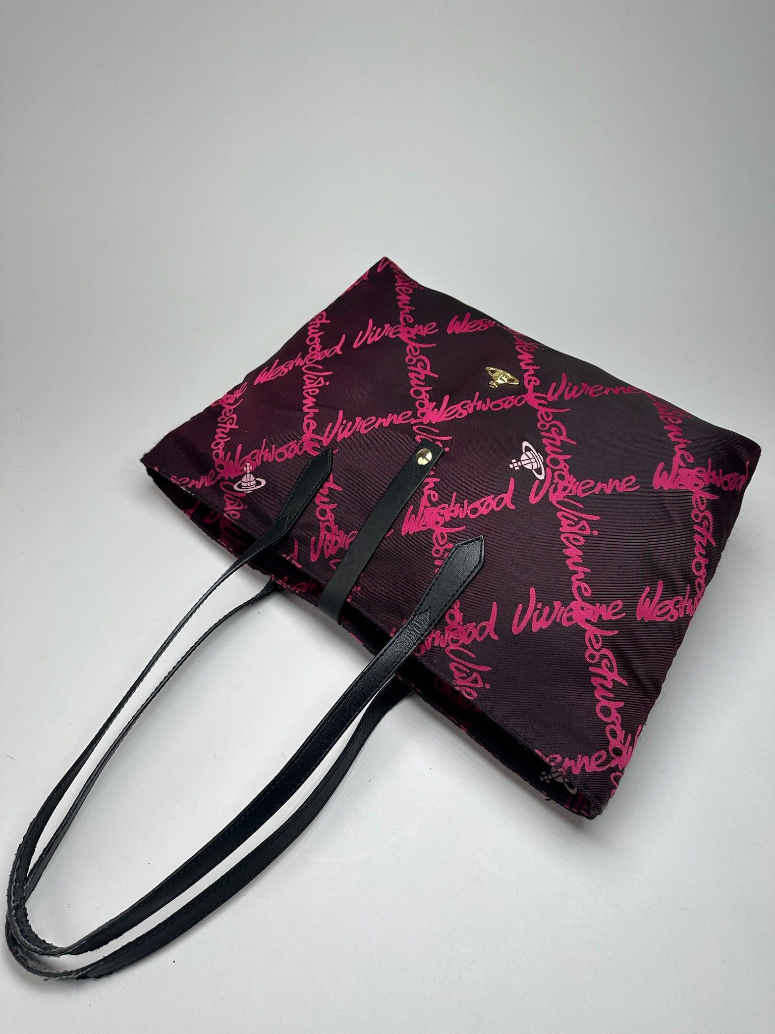 Vivienne Westwood Vintage shopper bag pink purple Size ONE SIZE - 7 Thumbnail