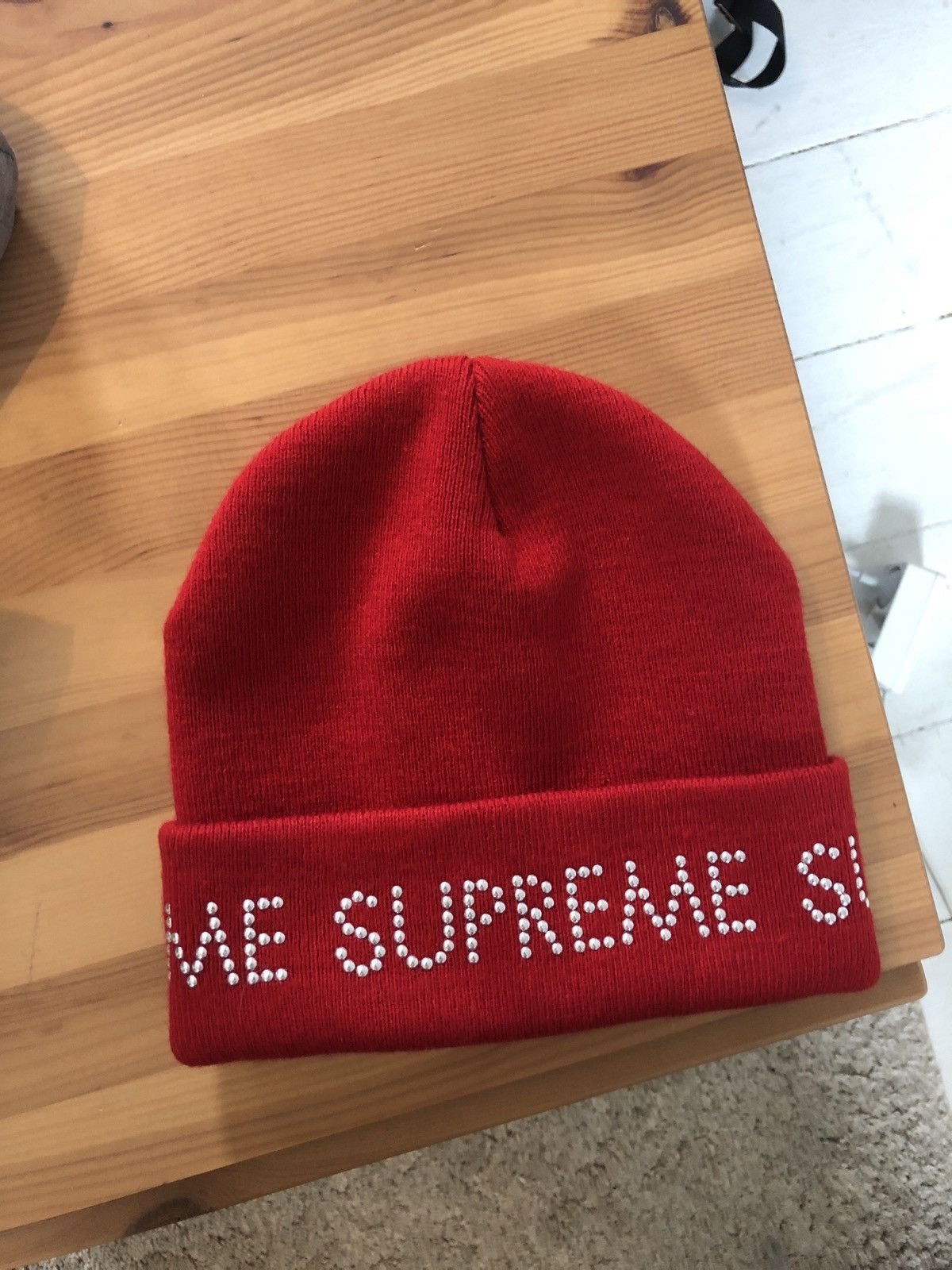 Supreme cheap studded beanie