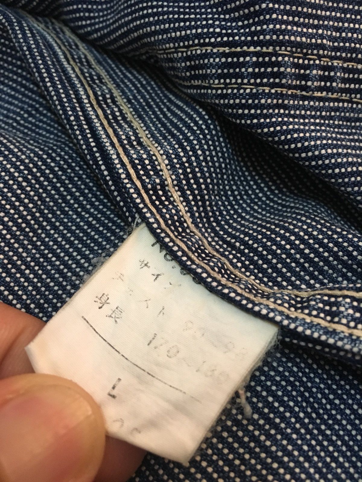 Indigo Blue way four pocket workwear button up strike Chore jacket Size US L / EU 52-54 / 3 - 7 Thumbnail