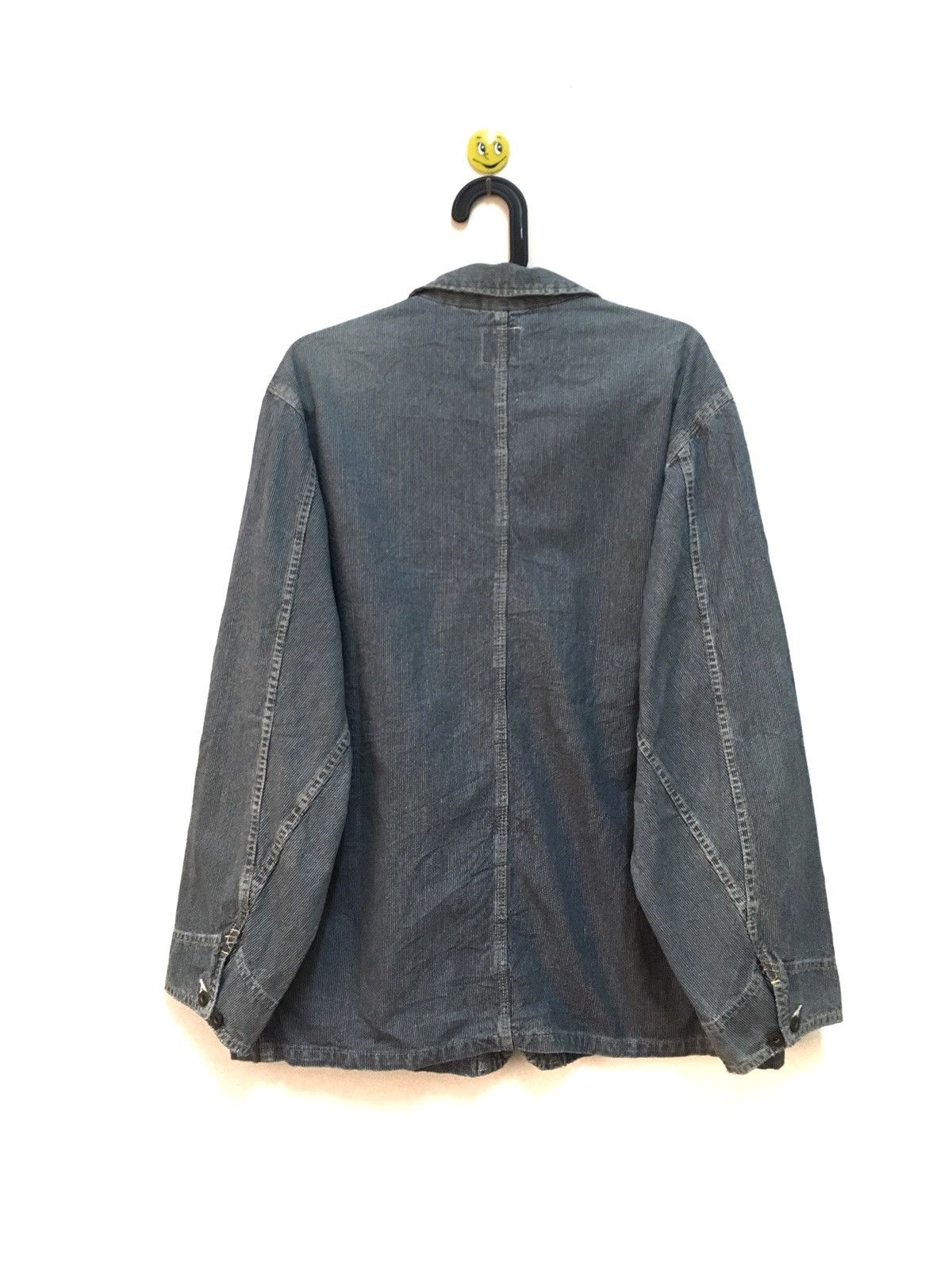 Indigo Blue way four pocket workwear button up strike Chore jacket Size US L / EU 52-54 / 3 - 2 Thumbnail