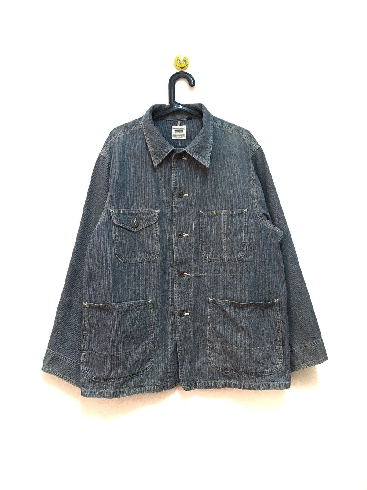 Indigo Blue way four pocket workwear button up strike Chore jacket Size US L / EU 52-54 / 3 - 1 Thumbnail