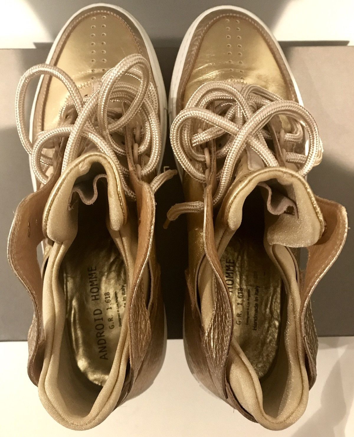 Android Homme Android Homme Delta mid sneakers gold hand made in Italy 44 Size US 11 / EU 44 - 5 Thumbnail