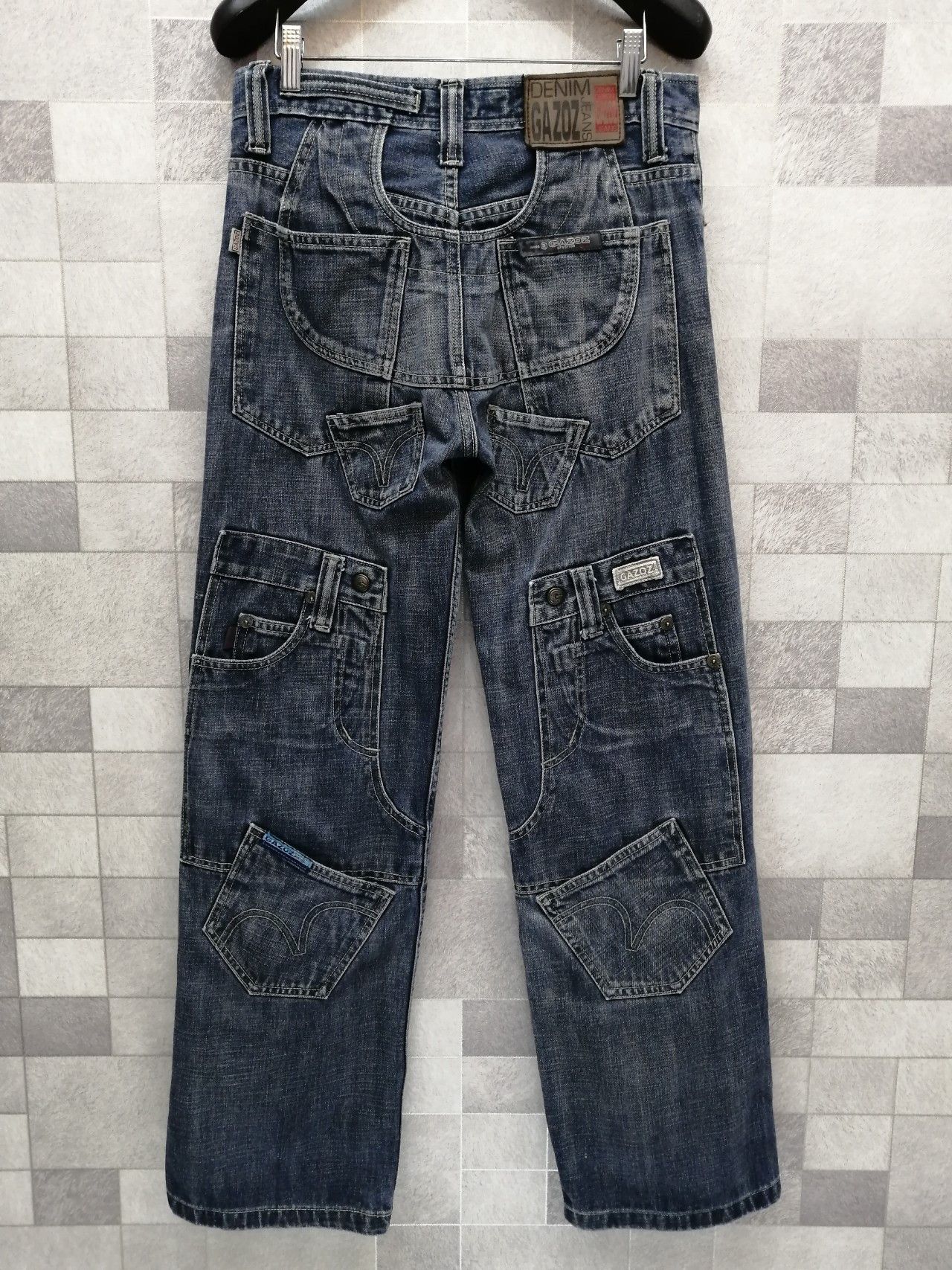 未使用】【希少】 GAZOZ JEANS フレア デニムジーンズ