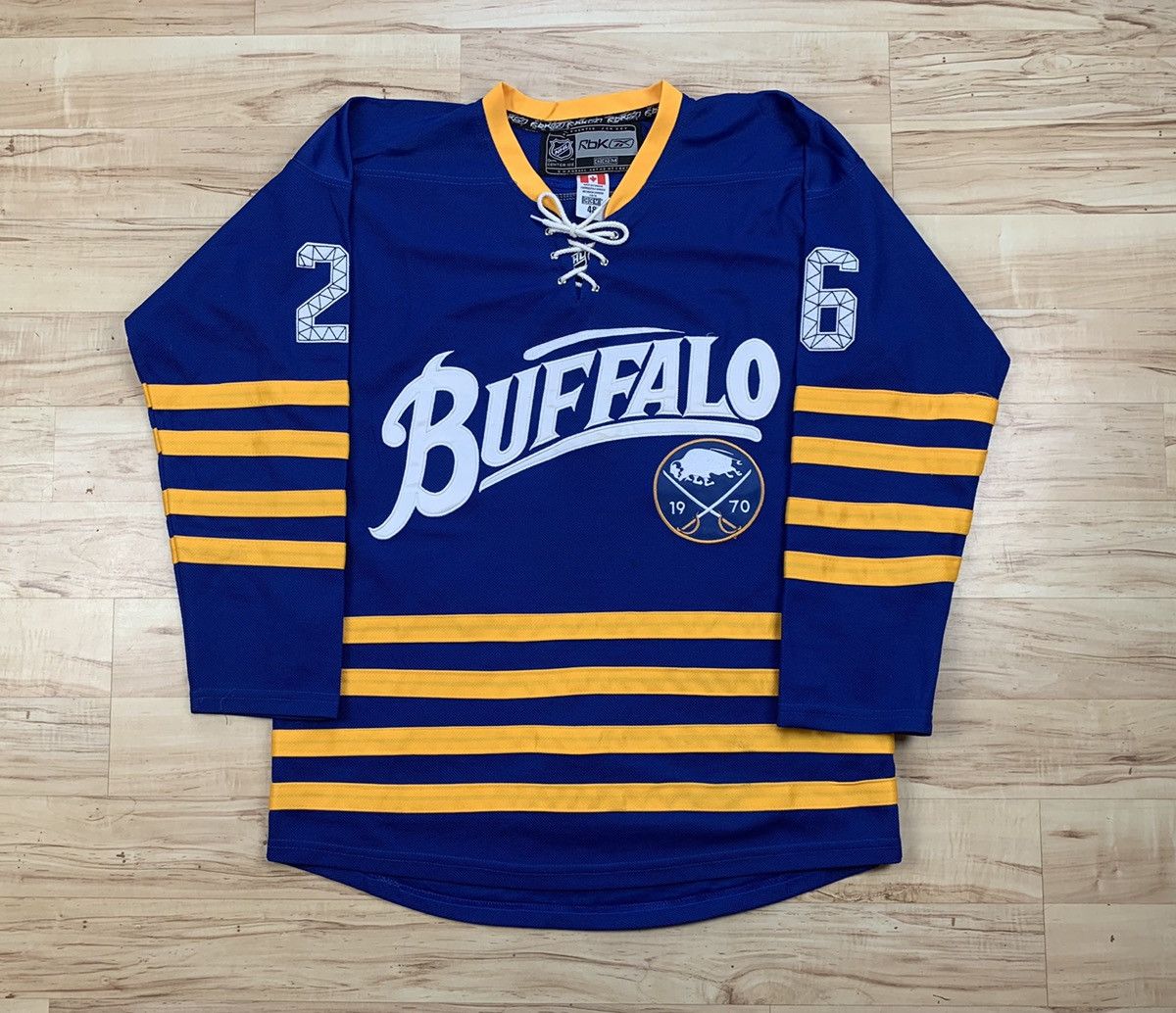 Vintage Vintage 80's Buffalo Sabers Jersey NHL Hockey Jersey Vanek ...