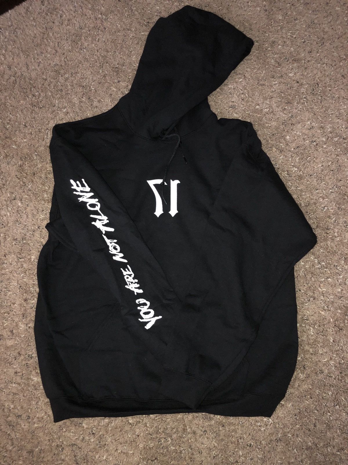 Bad xxxtentacion 17 pull over hoodie Grailed