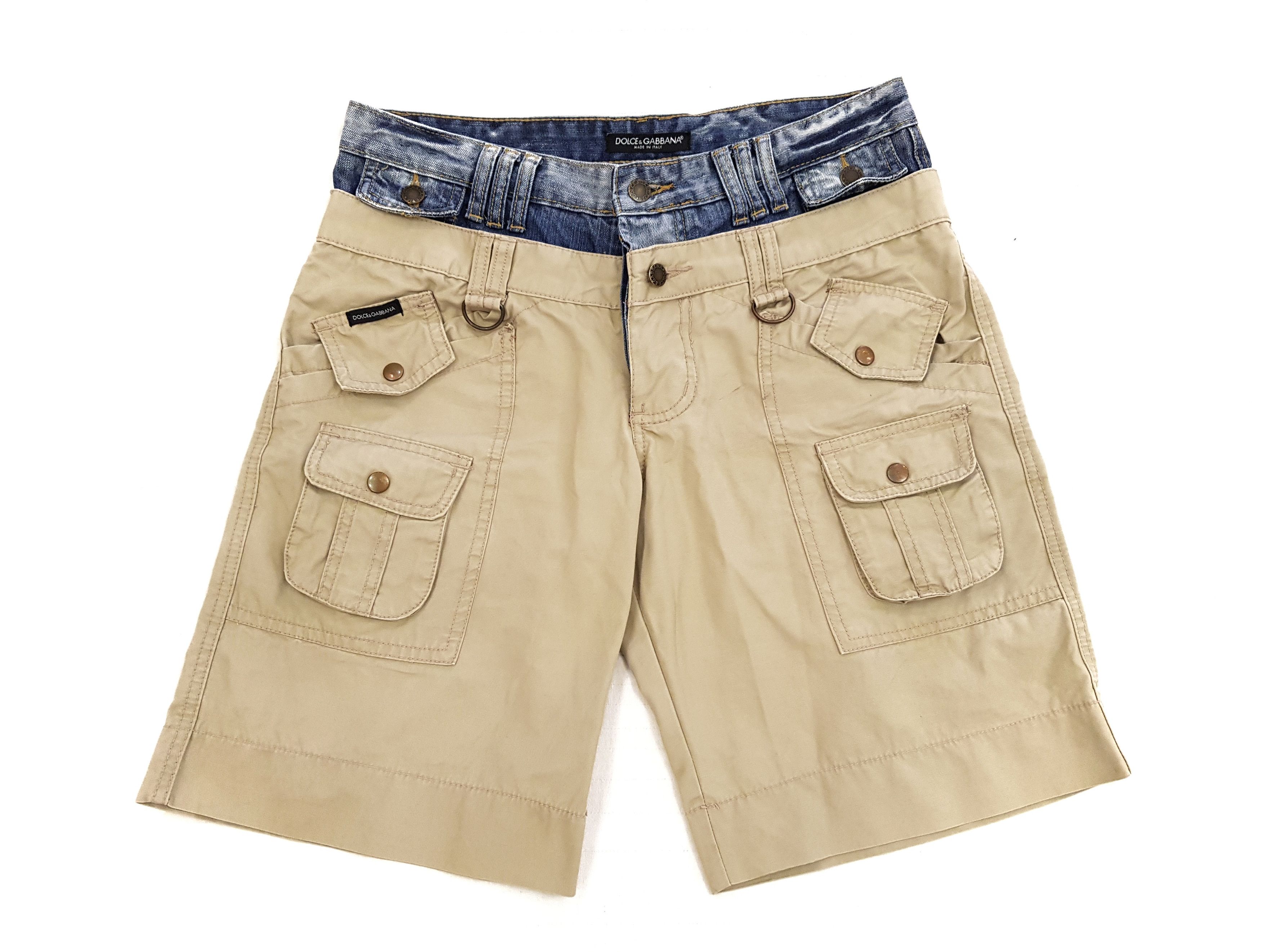 Double Waist Rebuild Cargo Shorts