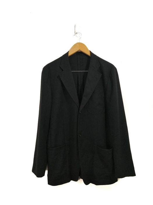 Yohji Yamamoto Yohji Yamamoto AAR Durban Black Jacket Coat Nice Design ...