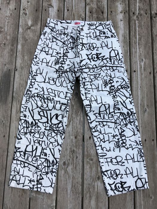 Supreme Comme des Garcons Supreme Painter Pants in White | Grailed