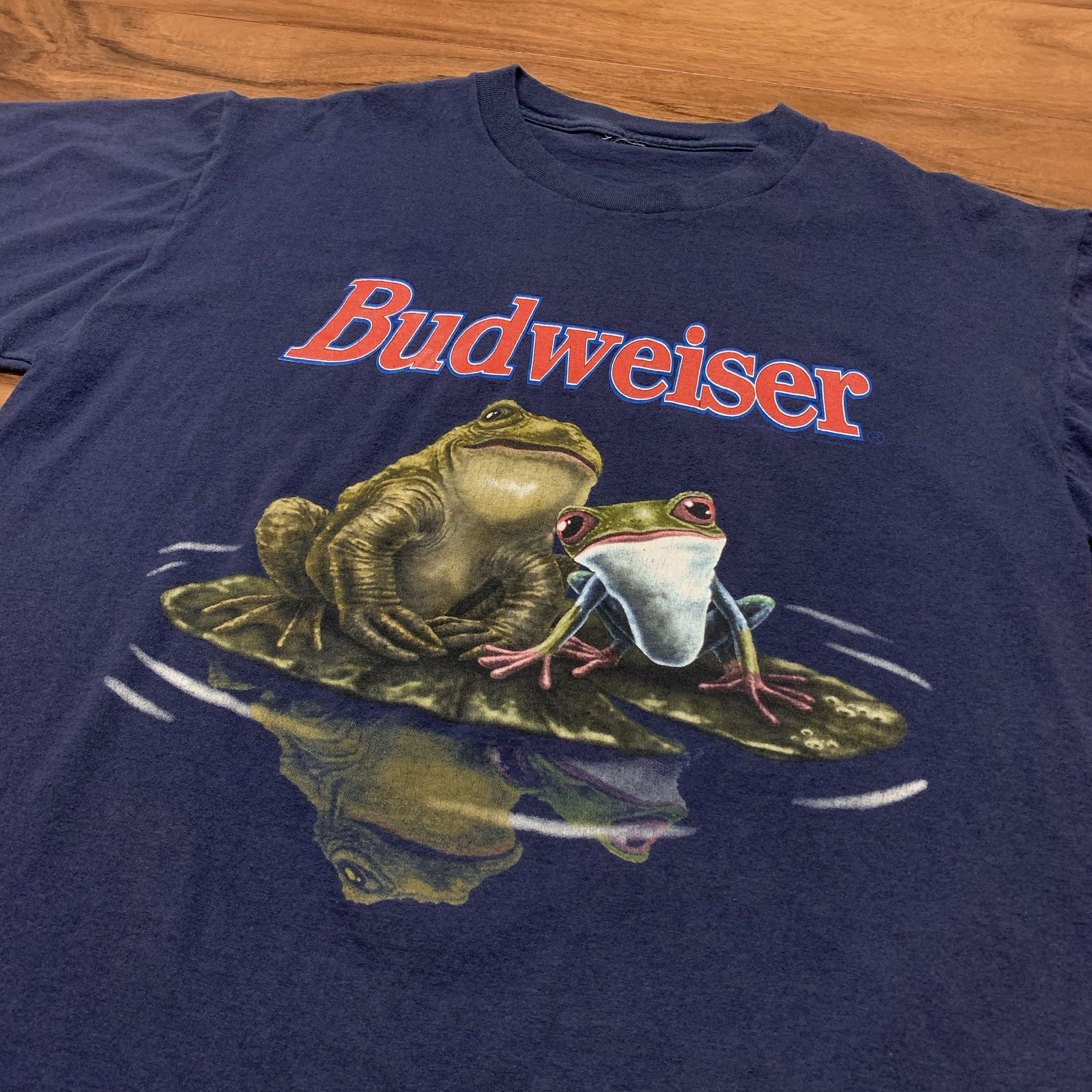 Budweiser × Vintage 90s Budweiser Beer Frogs & Moon Tee