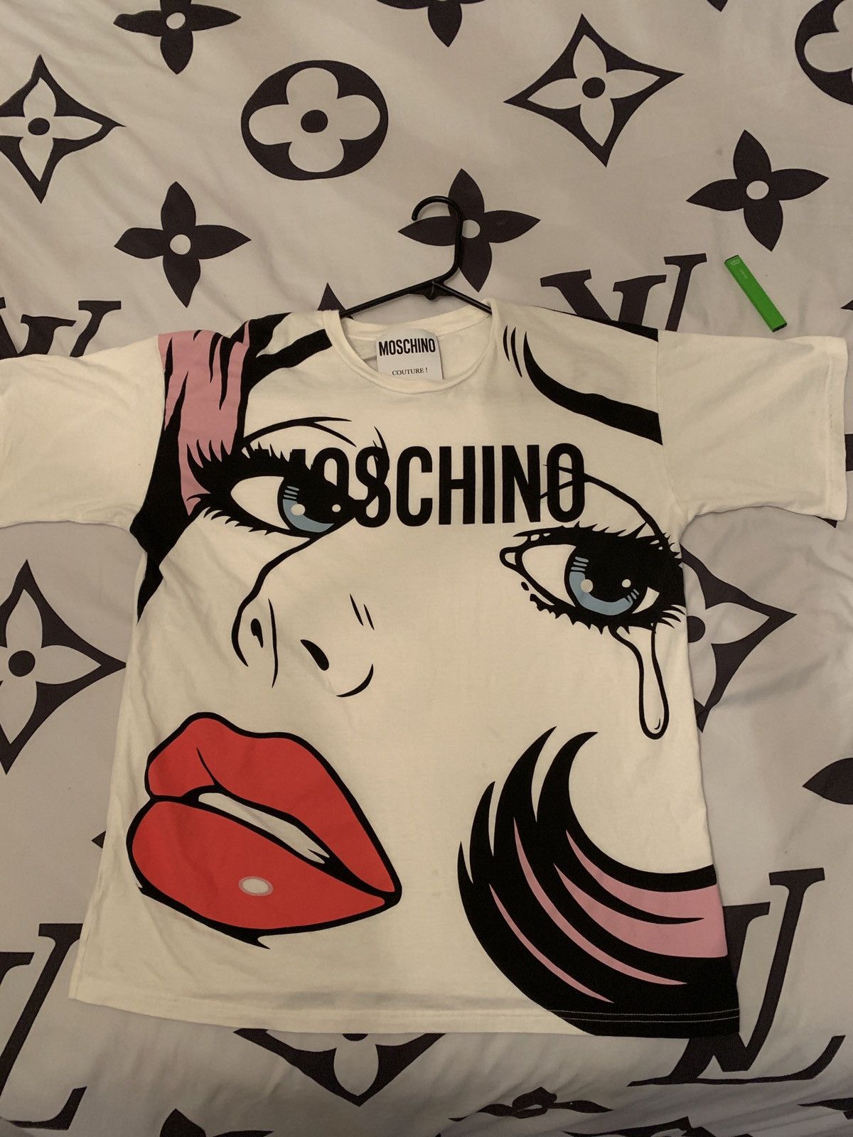 Moschino Moschino Lipstick T Shirt Size US L / EU 52-54 / 3 - 1 Thumbnail