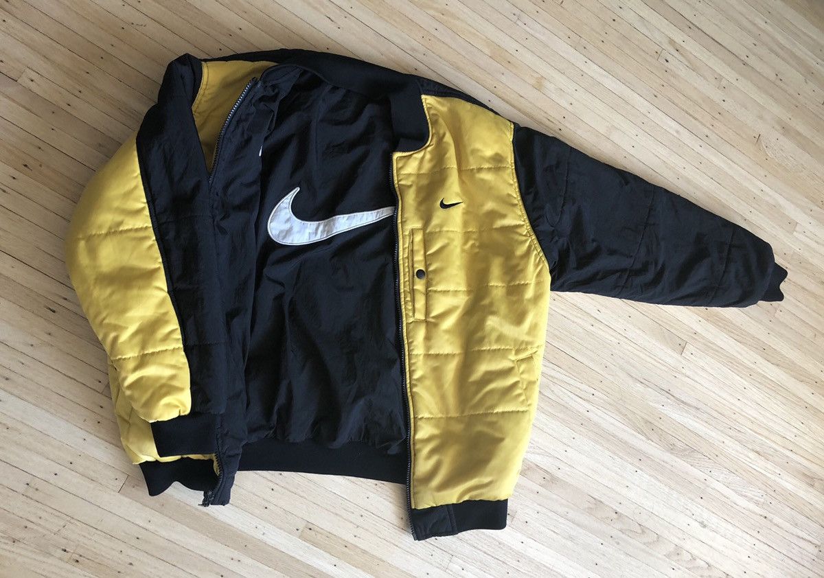 Nike quilted bomber hot sale
