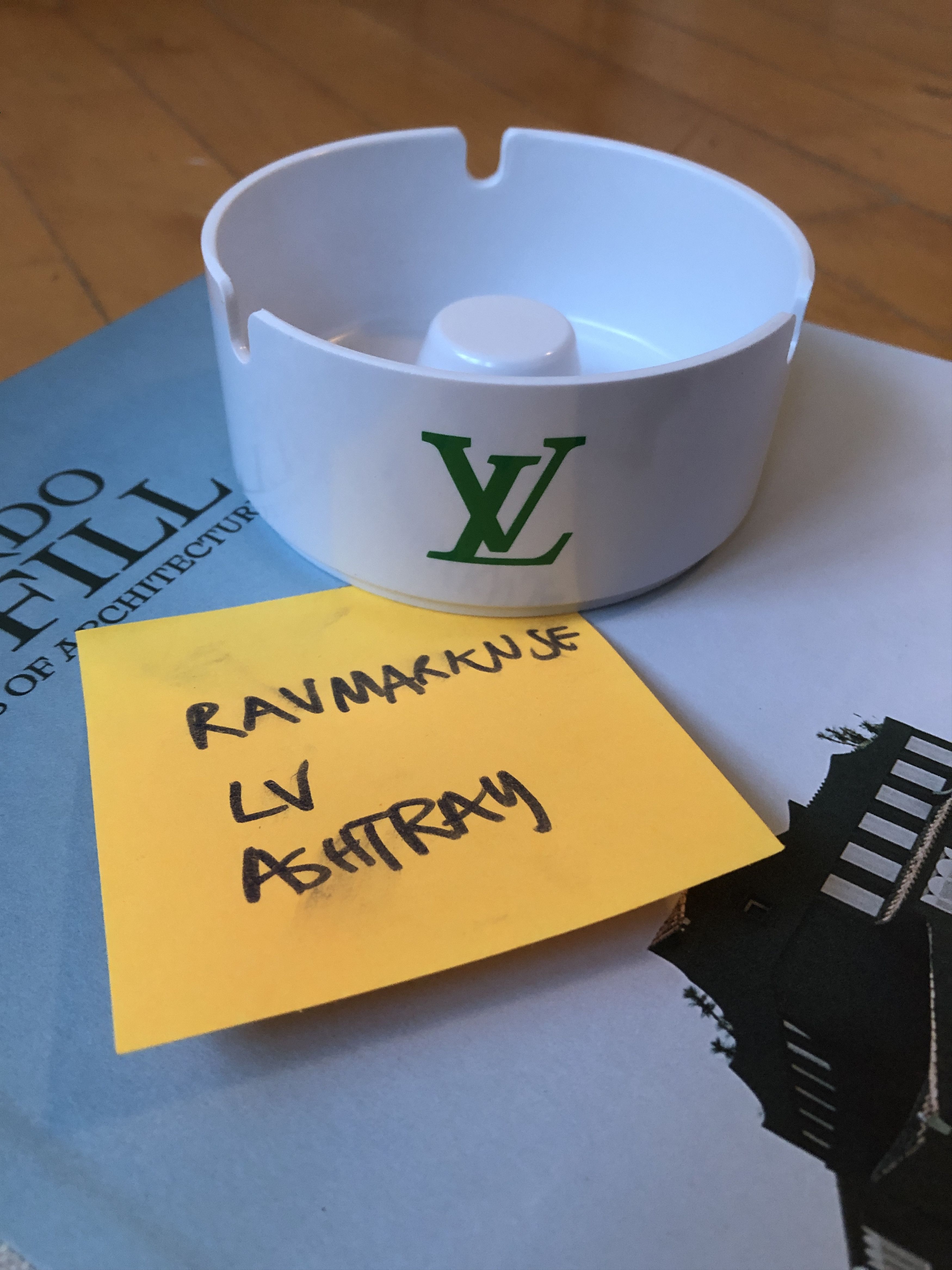 GRAILED on X: Louis Vuitton ashtray from Virgil's Spring/Summer