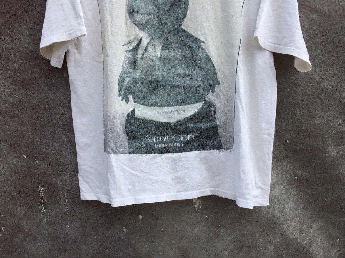 Vintage Vintage 90s Kermit Clein Parody Calvin Klein Art Shirt Size US L / EU 52-54 / 3 - 3 Thumbnail