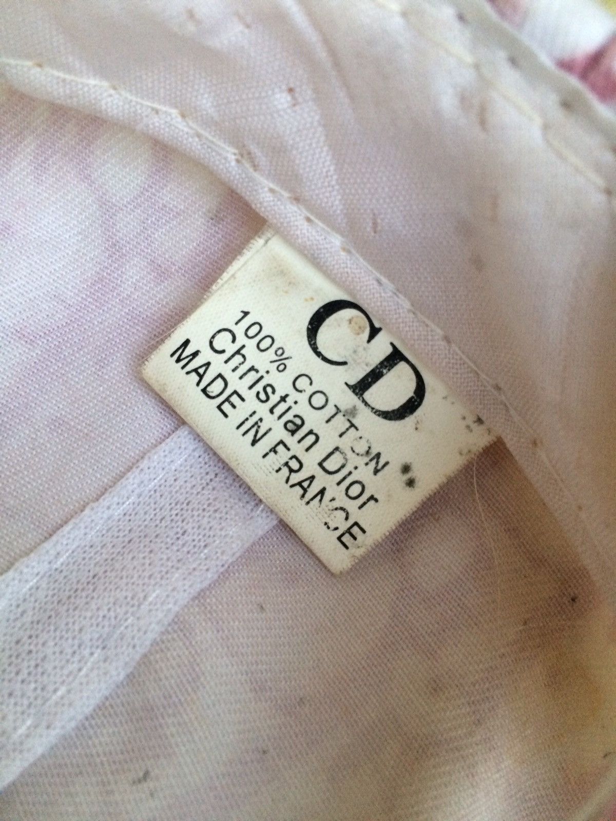 Dior × Rare × Vintage vintage christian dior pink monogram cap  