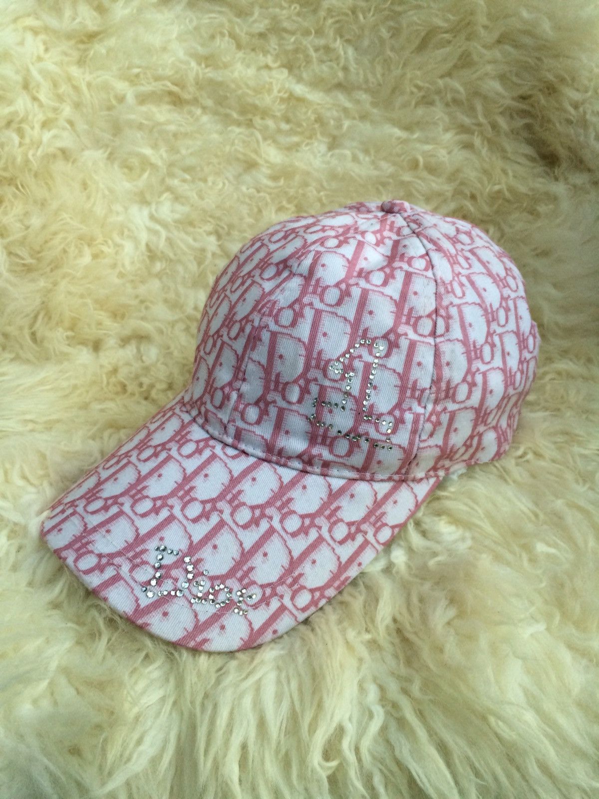 Dior × Vintage vintage christian dior pink monogram cap made  display picture 3