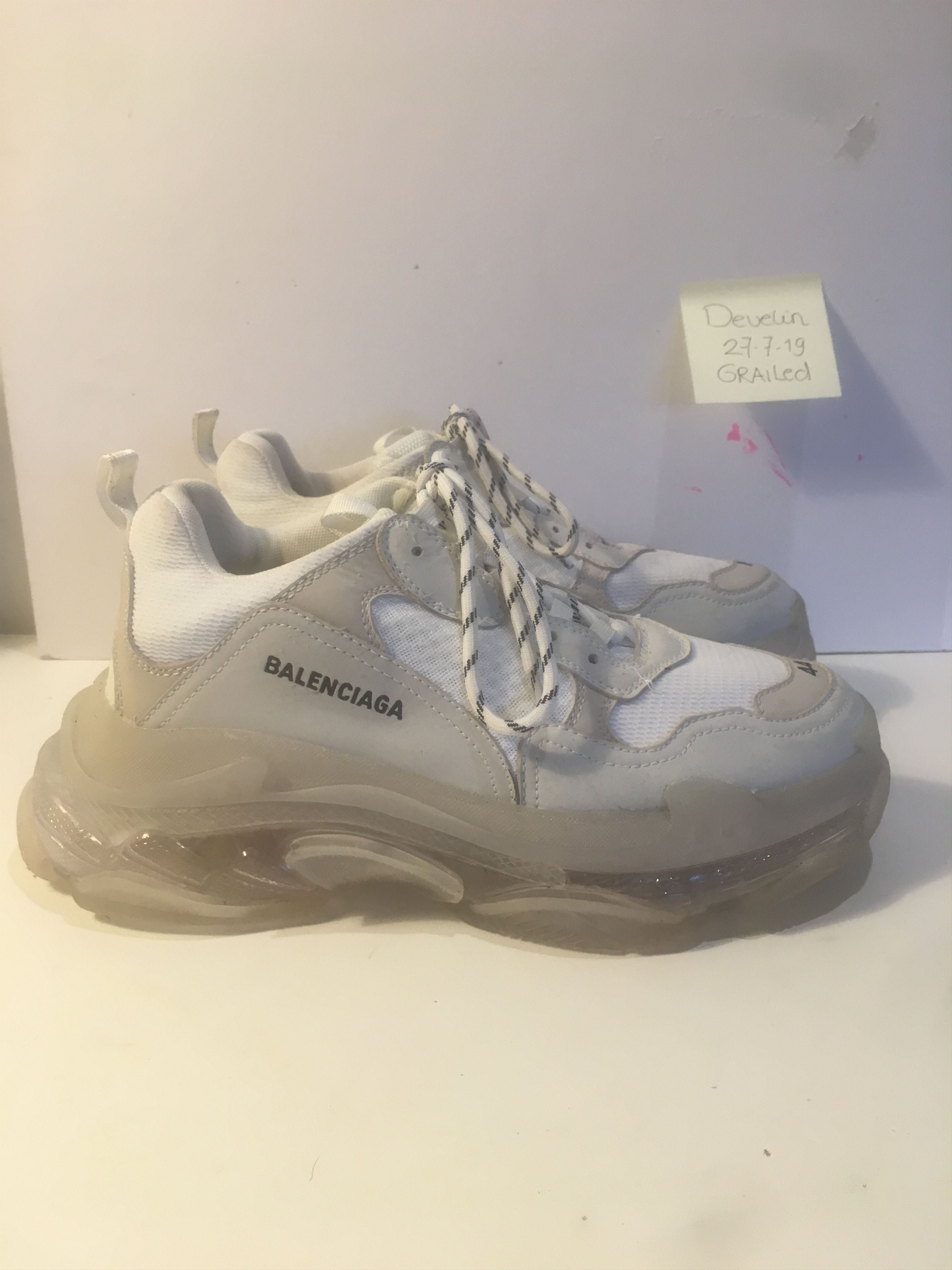 Grailed balenciaga triple s on sale