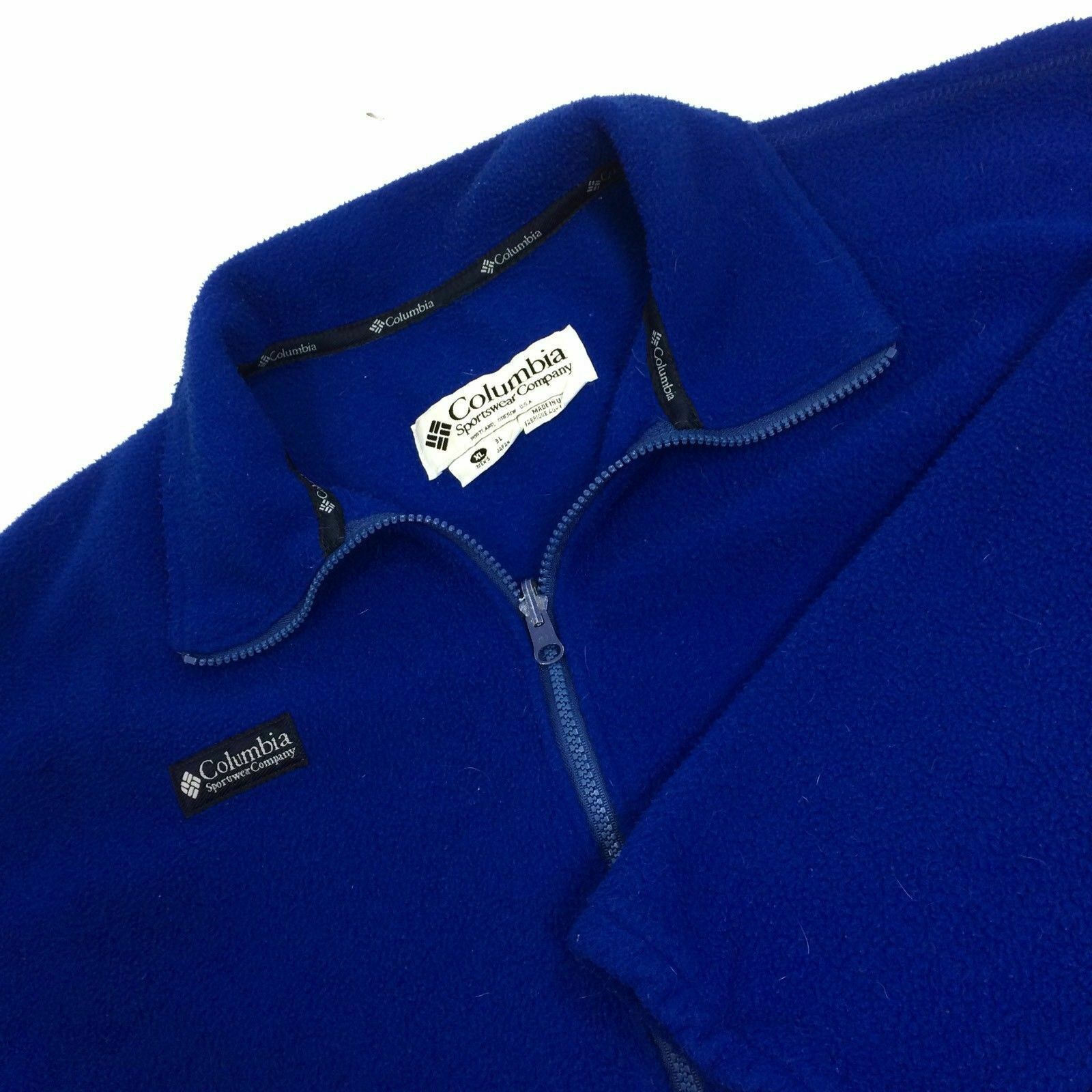 Columbia 90's ColumbiaTHICK FLEECE Coat Full Zip Winter SKI Jacket Size US XL / EU 56 / 4 - 2 Thumbnail