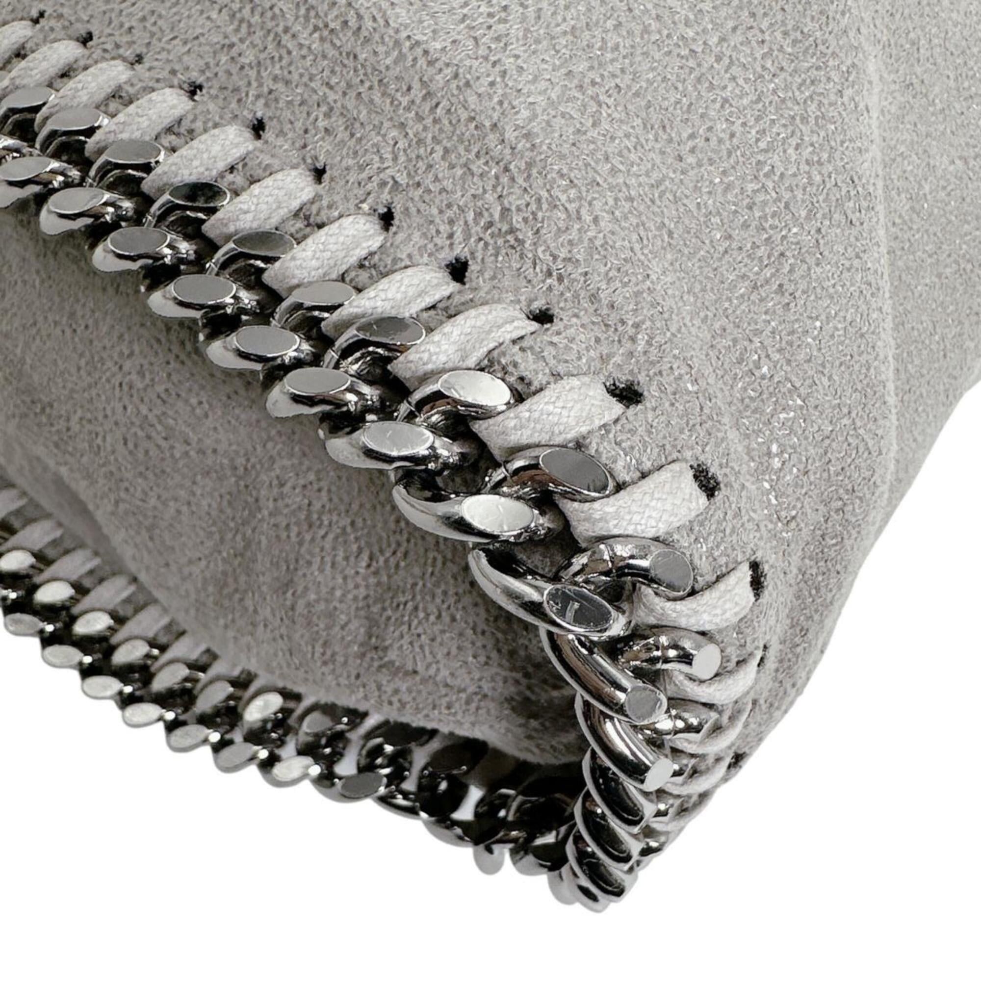 Stella McCartney Stella McCartney Tote Bag, Handbag, Fold-over Tote, Falabella, 234387 W9132 SU16R Light Gray Size ONE SIZE - 8 Thumbnail