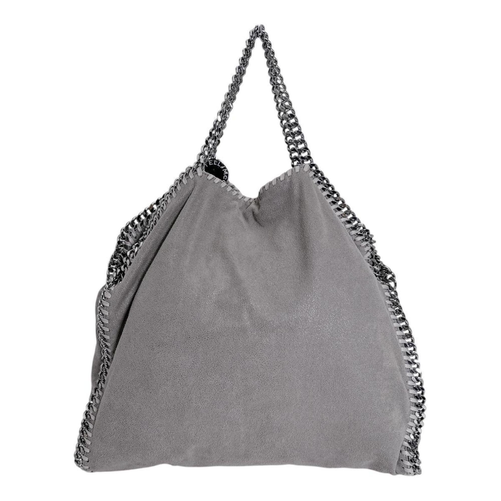 Stella McCartney Stella McCartney Tote Bag, Handbag, Fold-over Tote, Falabella, 234387 W9132 SU16R Light Gray Size ONE SIZE - 5 Thumbnail