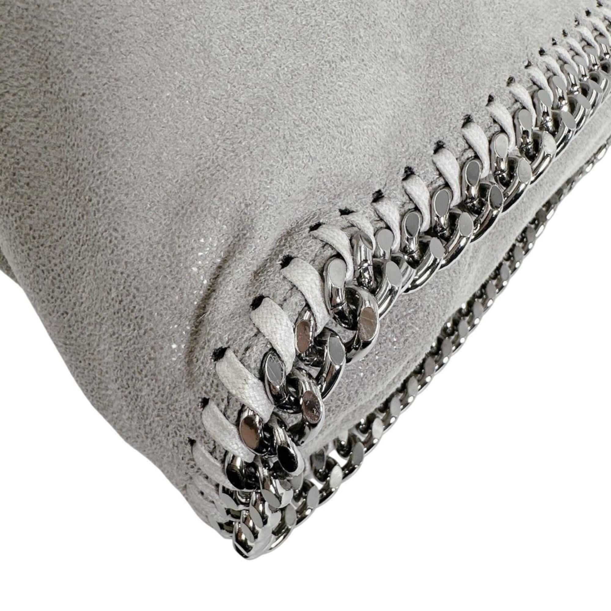 Stella McCartney Stella McCartney Tote Bag, Handbag, Fold-over Tote, Falabella, 234387 W9132 SU16R Light Gray Size ONE SIZE - 9 Thumbnail
