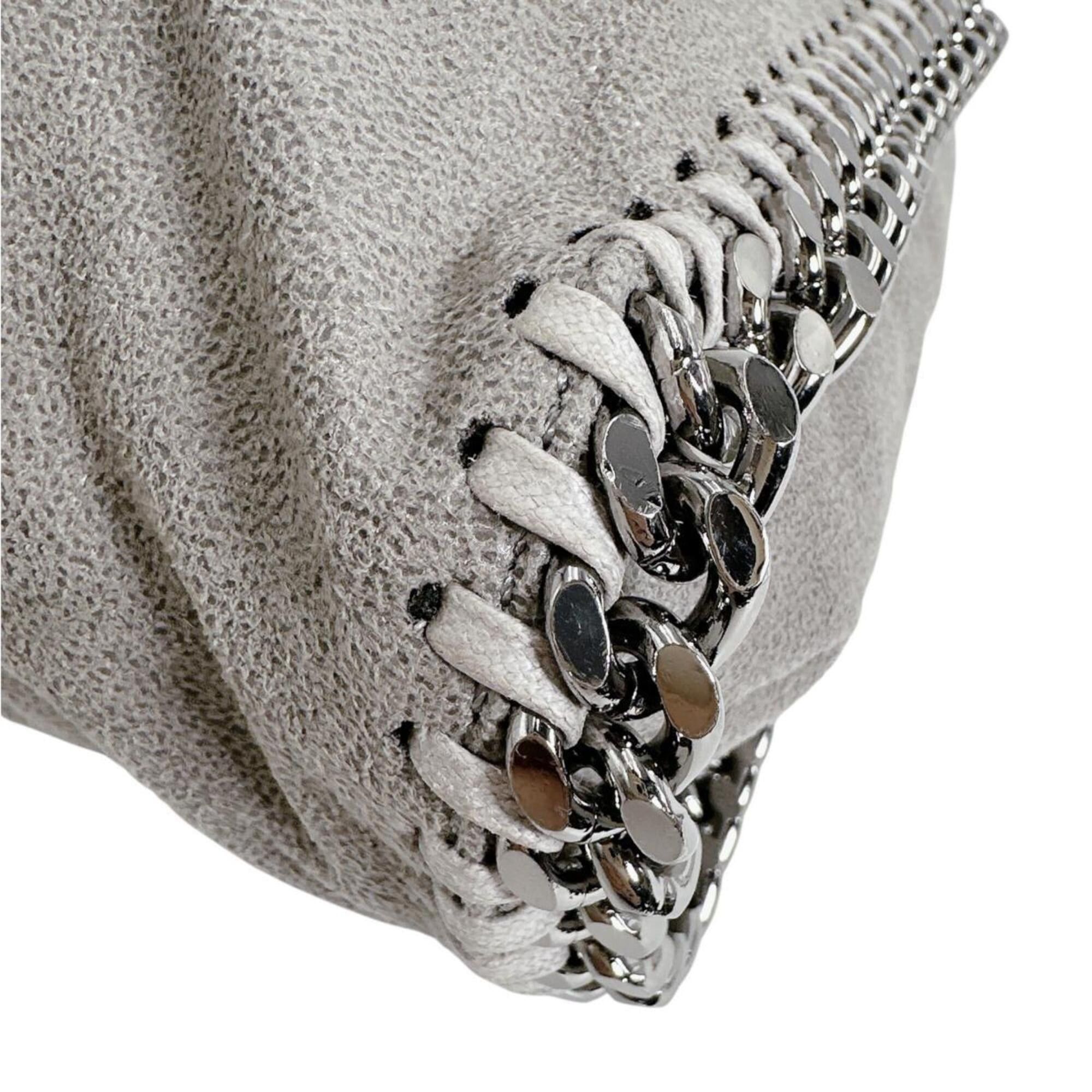 Stella McCartney Stella McCartney Tote Bag, Handbag, Fold-over Tote, Falabella, 234387 W9132 SU16R Light Gray Size ONE SIZE - 7 Thumbnail