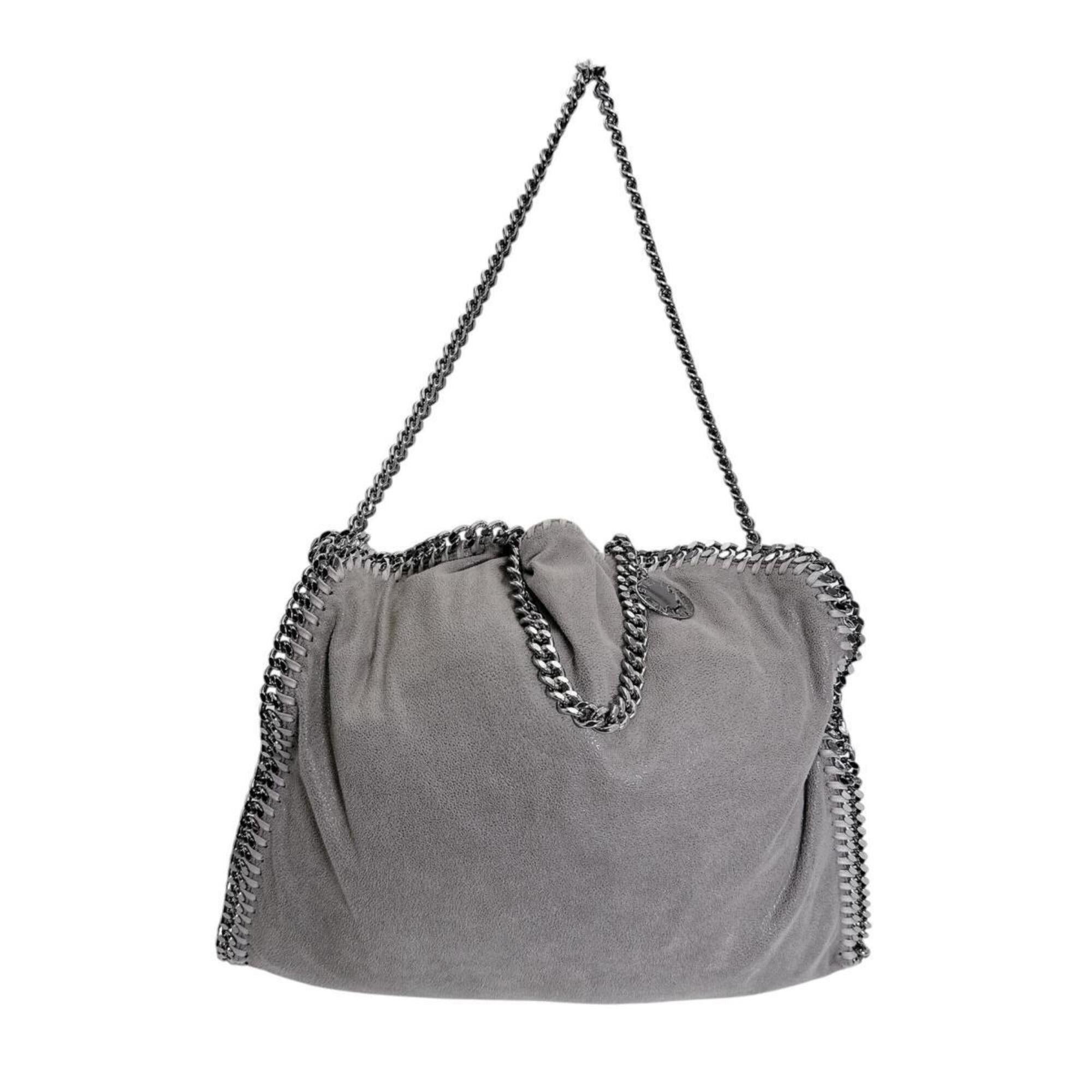 Stella McCartney Stella McCartney Tote Bag, Handbag, Fold-over Tote, Falabella, 234387 W9132 SU16R Light Gray Size ONE SIZE - 2 Thumbnail