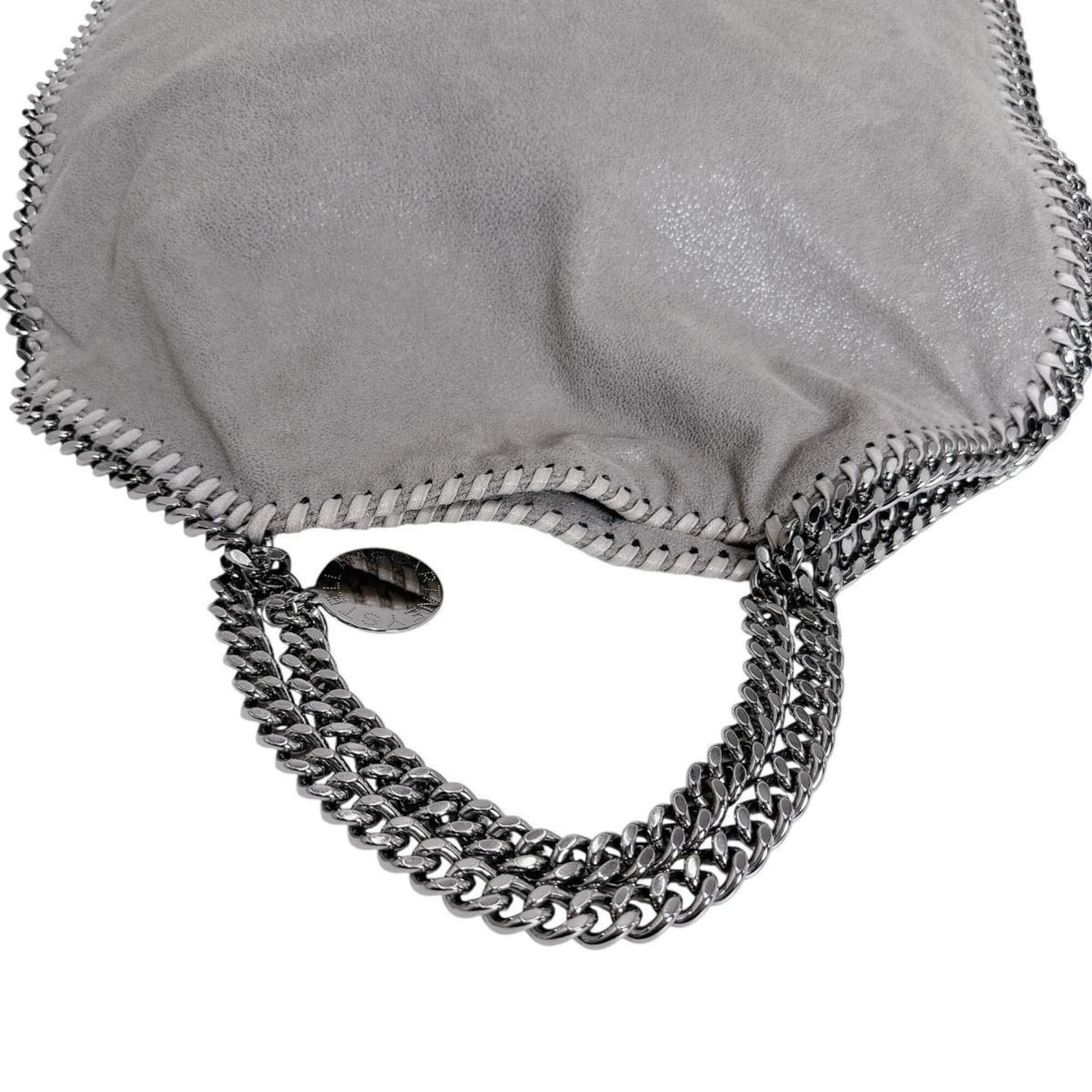 Stella McCartney Stella McCartney Tote Bag, Handbag, Fold-over Tote, Falabella, 234387 W9132 SU16R Light Gray Size ONE SIZE - 11 Thumbnail