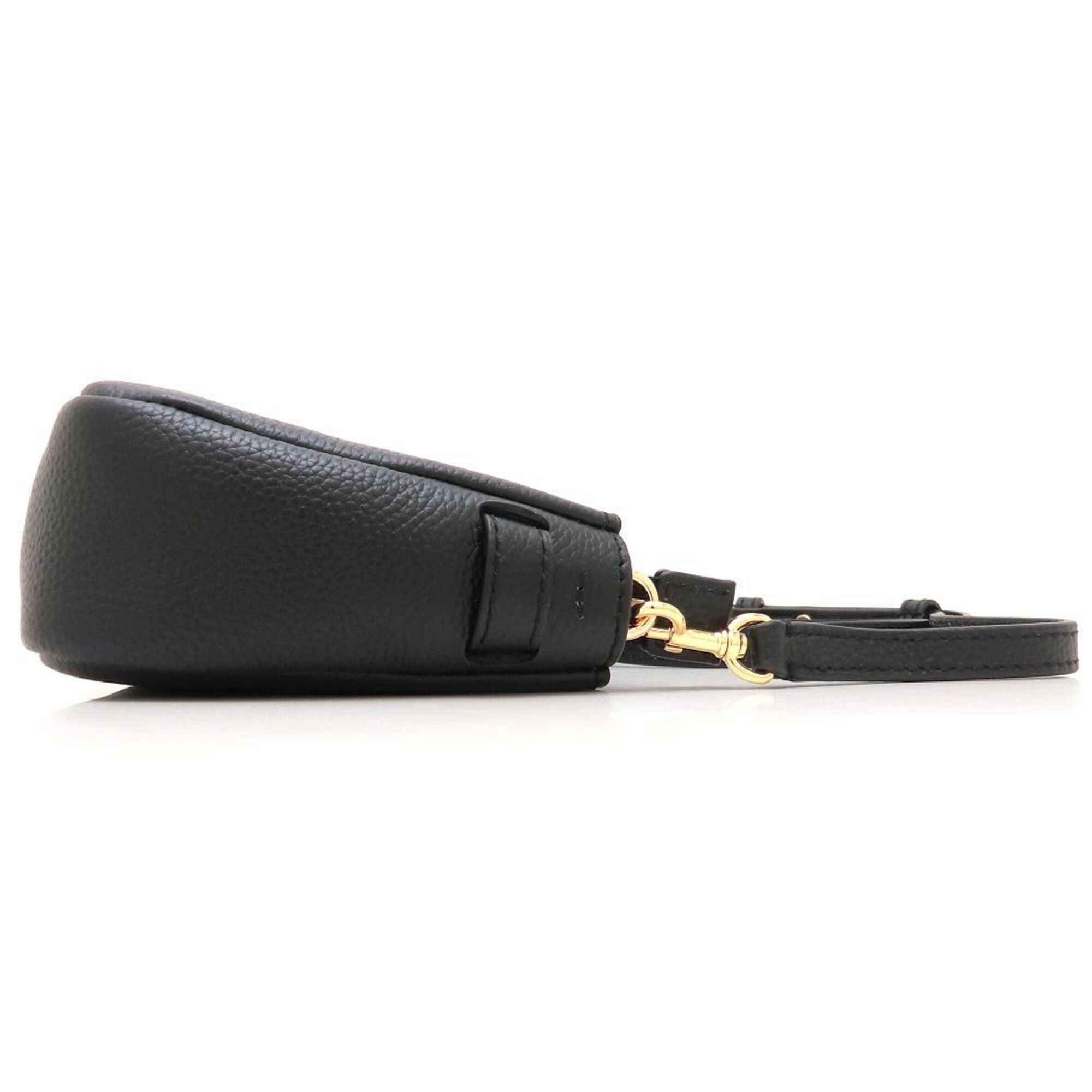 Tory Burch Tory Burch ROMY ZIP TOP CROSSBODY 179955 Shoulder Bag, Leather, Black, Women's 353438 Size ONE SIZE - 3 Thumbnail