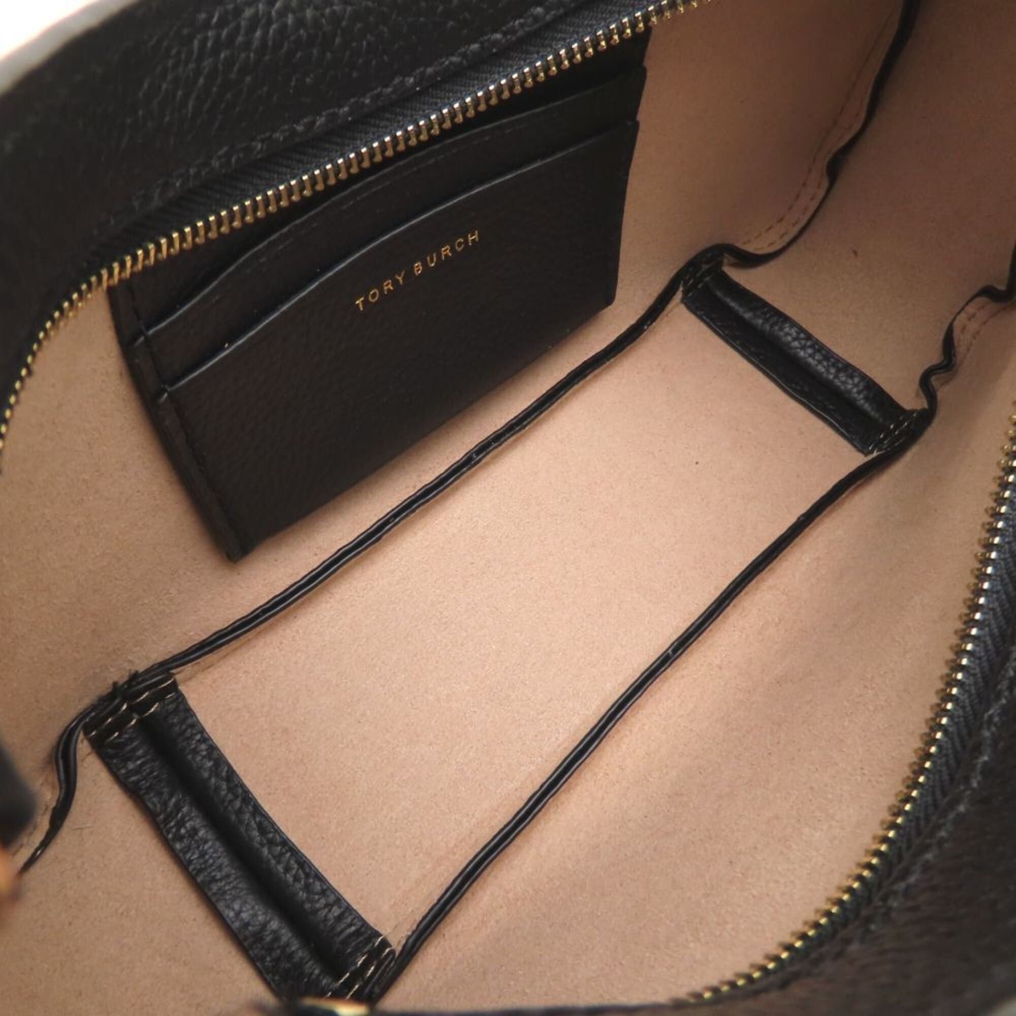 Tory Burch Tory Burch ROMY ZIP TOP CROSSBODY 179955 Shoulder Bag, Leather, Black, Women's 353438 Size ONE SIZE - 8 Thumbnail