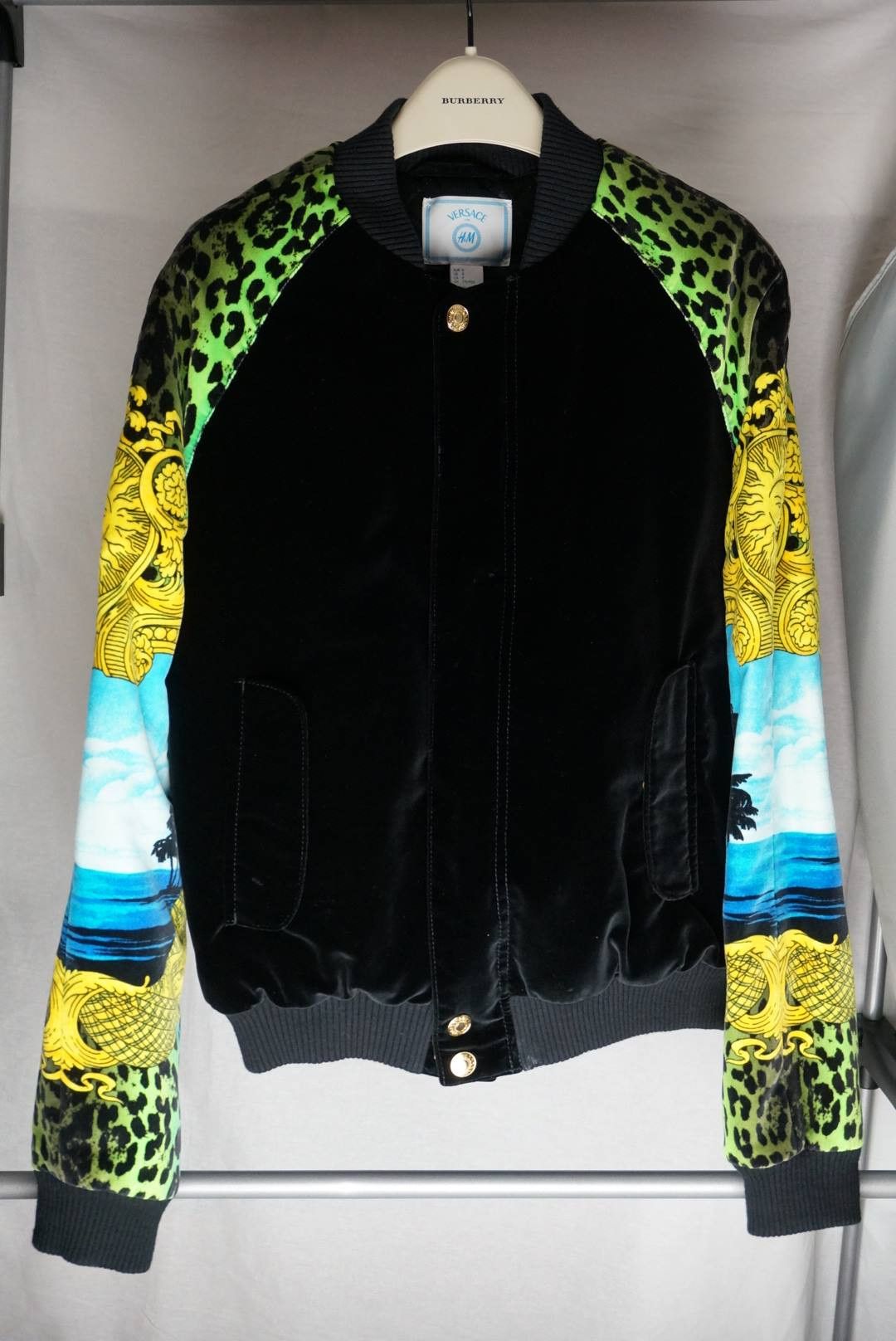 Versace h&m shop bomber jacket