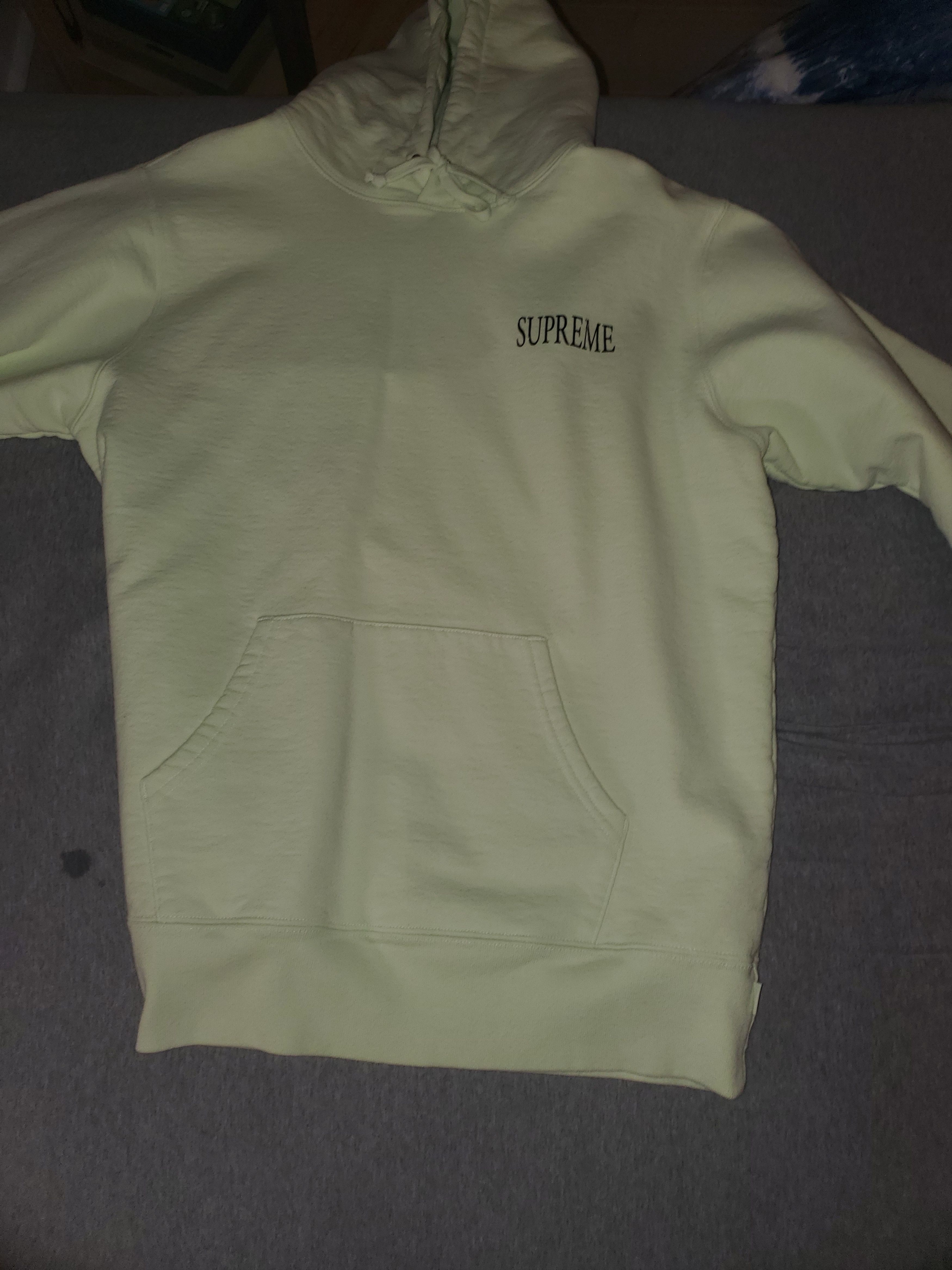Supreme Supreme Decline Hooded Sweatshirt Pale Lime | Grailed 