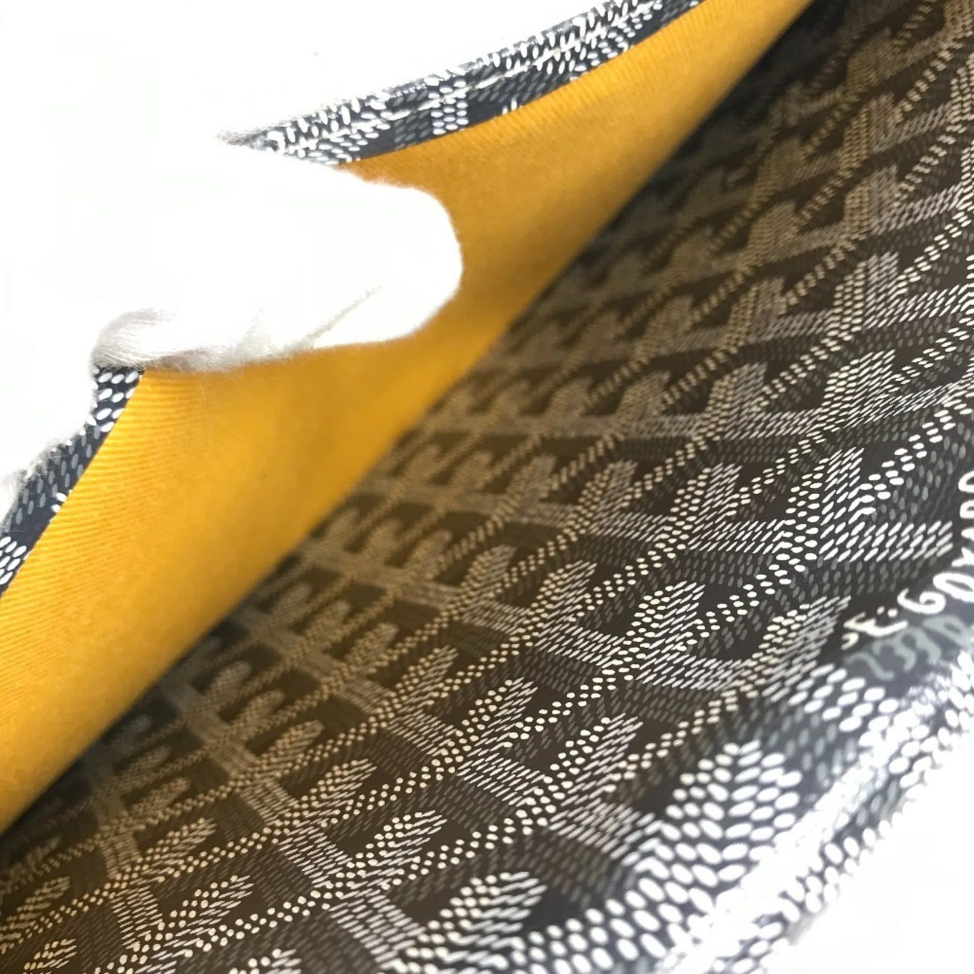 Goyard GOYARD Monte Carlo Bag, Flap Handbag, Pouch, Clutch Leather, Men's/Women's, Gray, Like New Size ONE SIZE - 15 Thumbnail