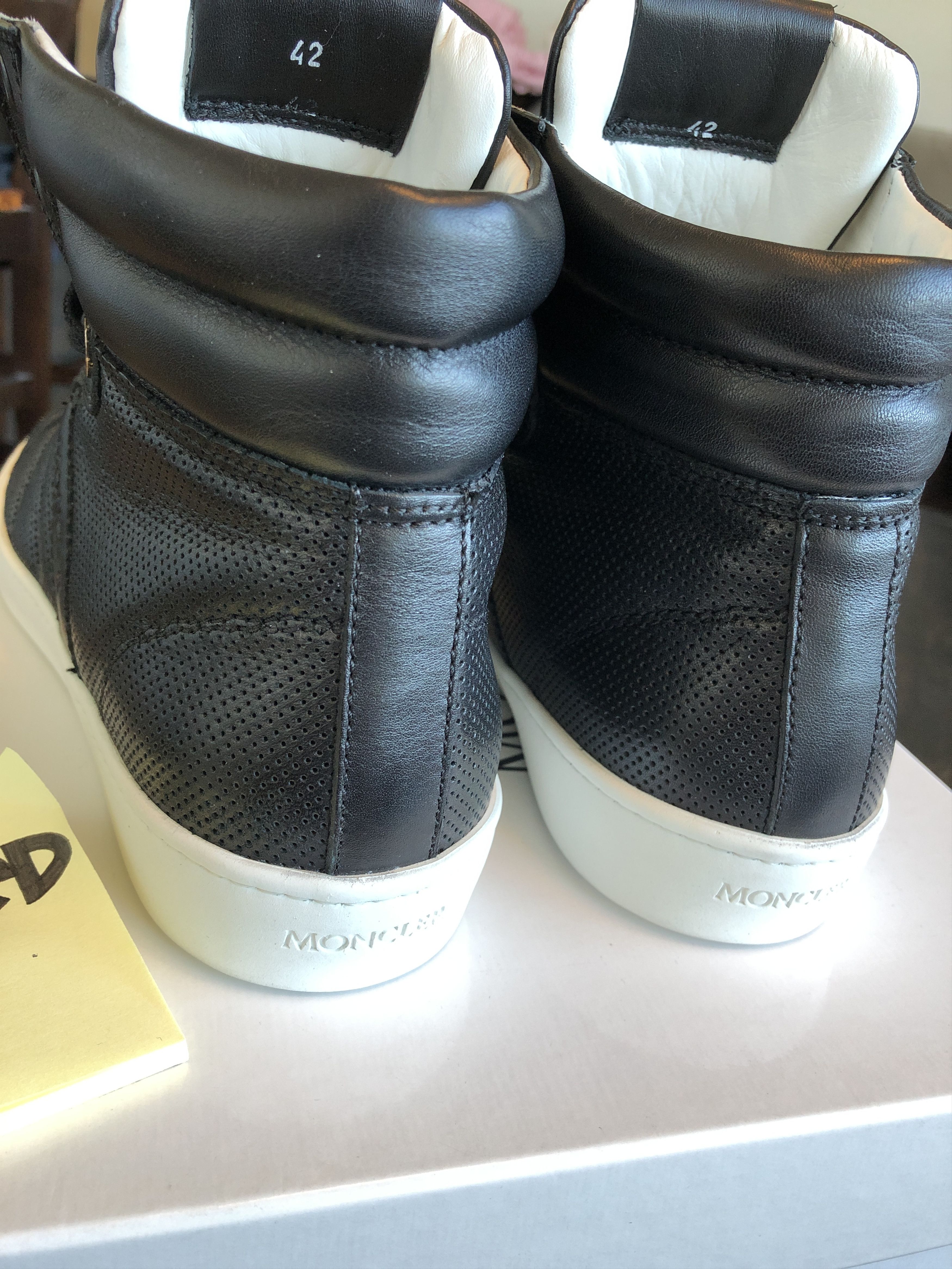Moncler Lyon Scarpa Leather High-top Sneakers | Grailed